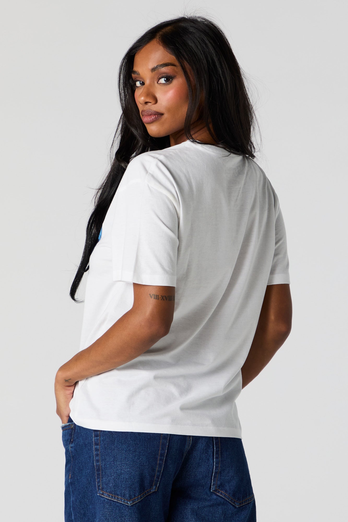 Angel and Stitch Graphic Boyfriend T-Shirt