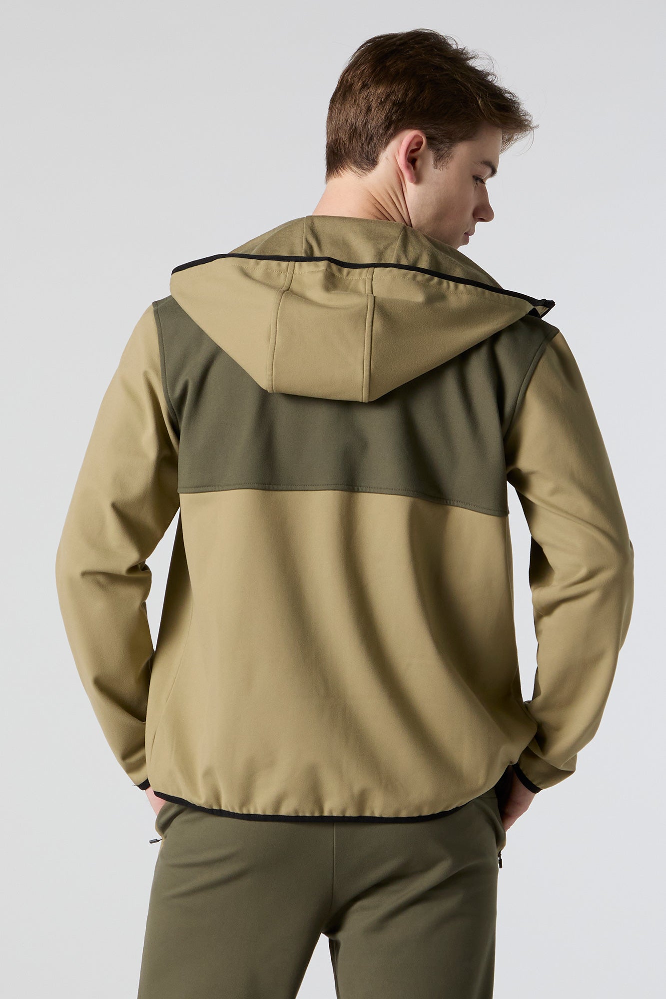 Active Colourblock Zip-Up Hoodie