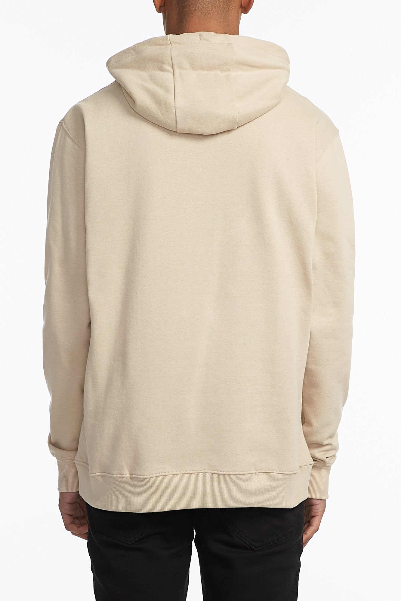 DC Guys Beige Popover Drawstring Hoodie