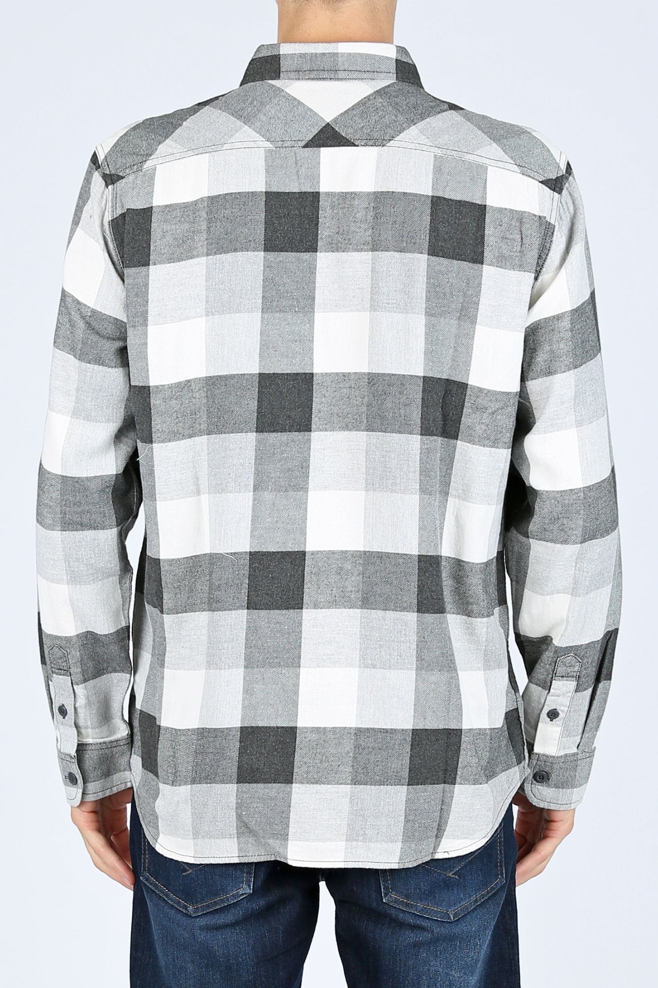 Vans Guys White Box Flannel Long Sleeve Shirt
