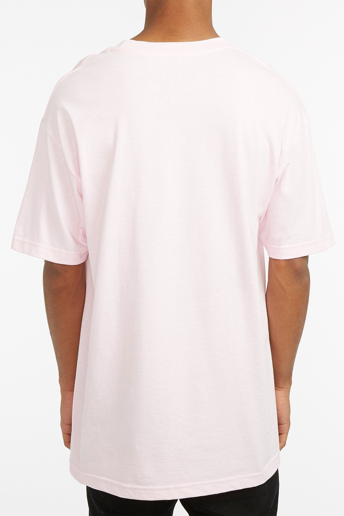 DC Guys Pink Work or Dye Short Sleeve Logo Tee