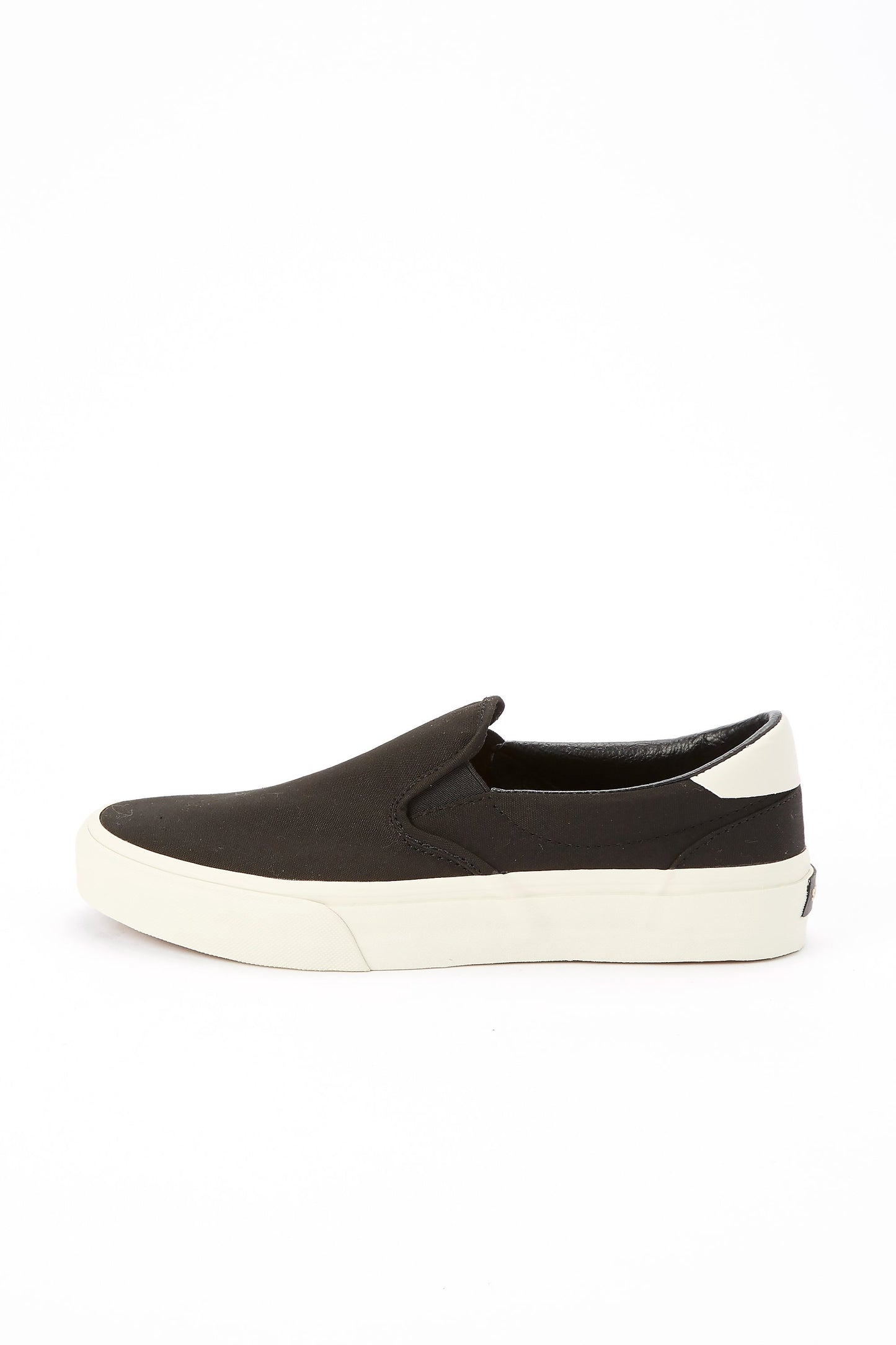 Straye Ventura Black Bone Slip On Shoes