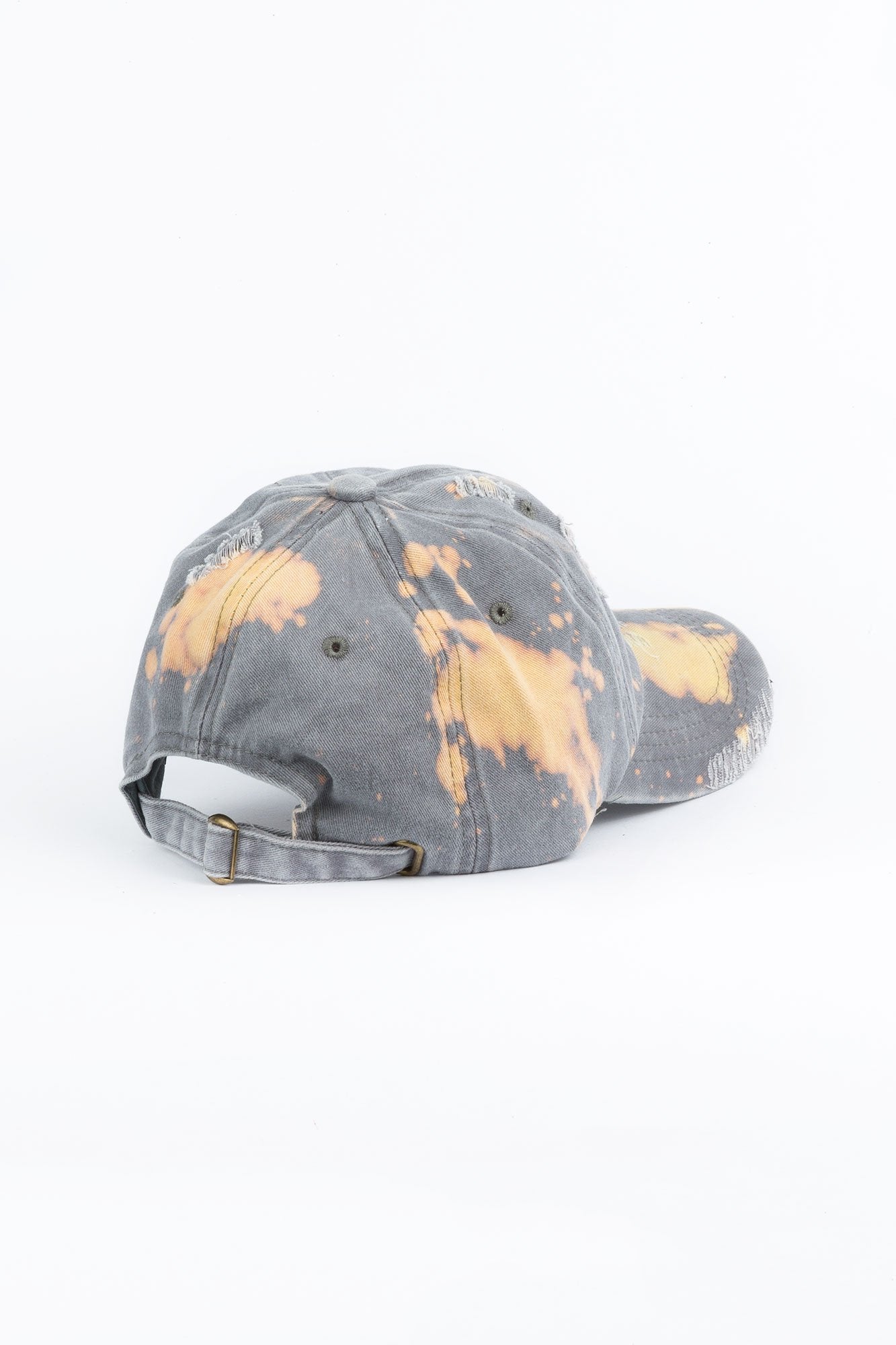 Guys Destroyed & Bleached Flame Cap