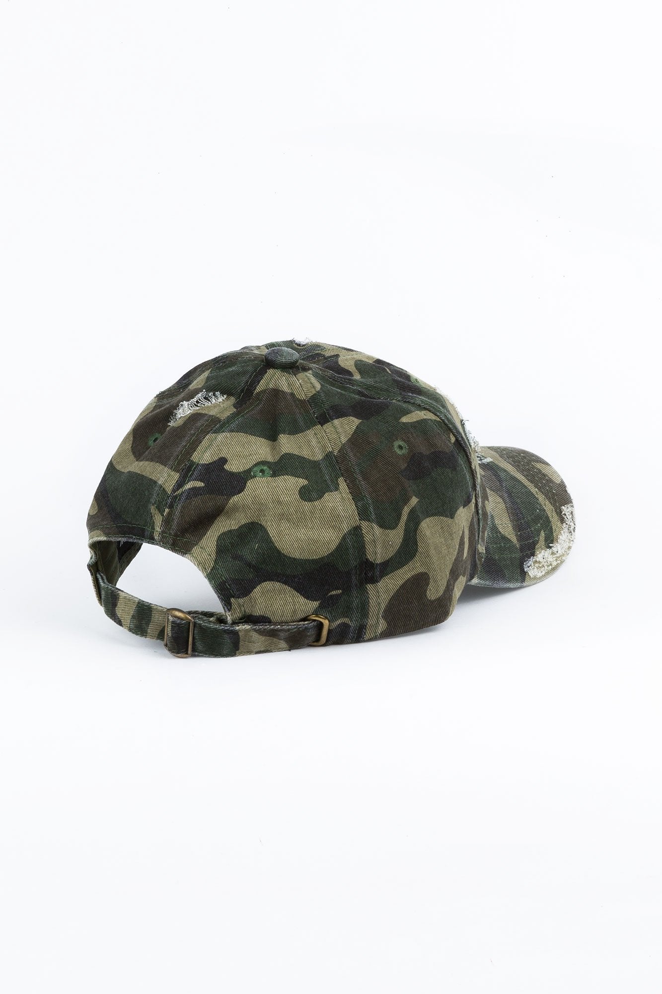 Guys Destroyed Pizza Embroidered Dad Cap