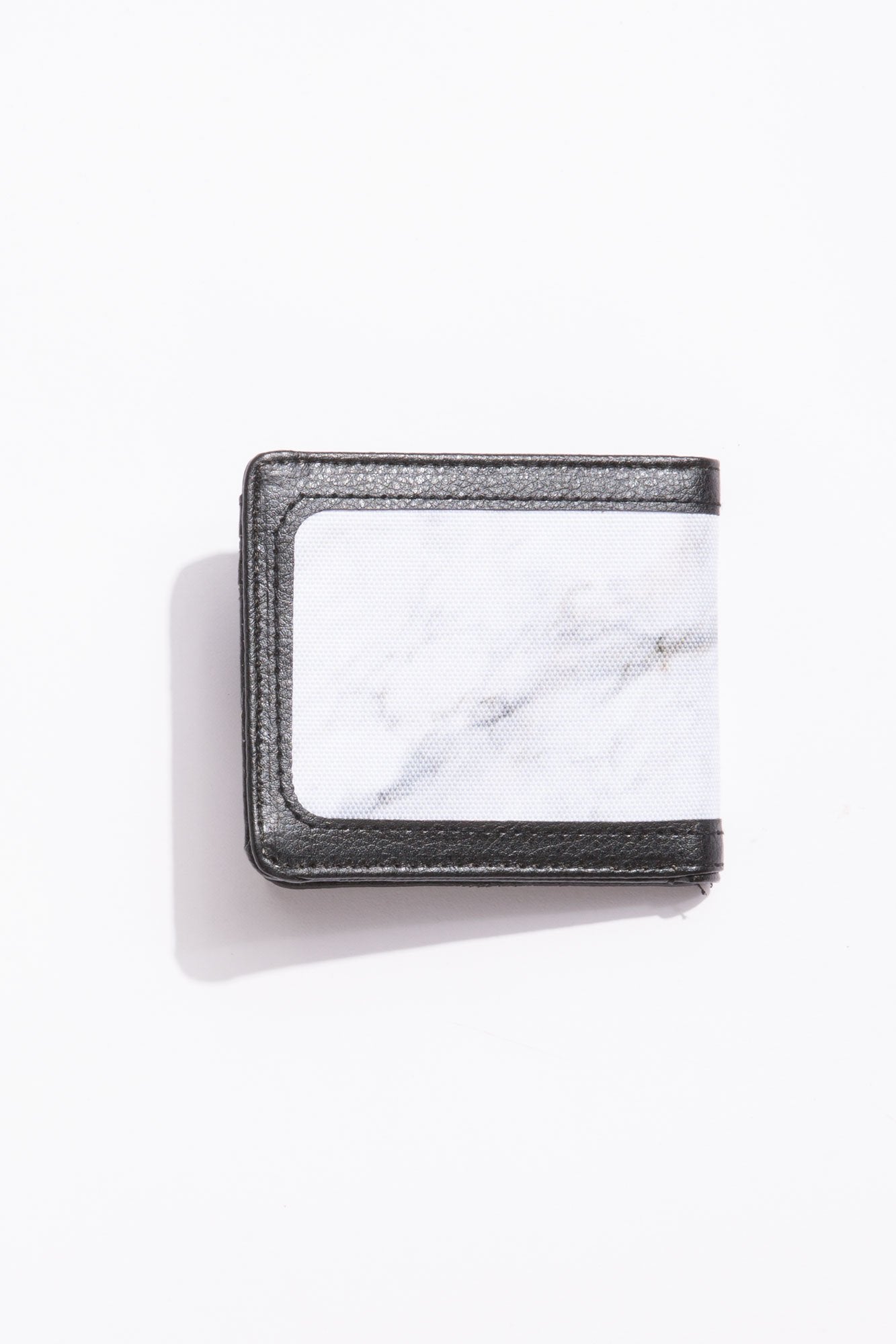 Zoo York Guys Marble Print Faux Leather Bifold Wallet