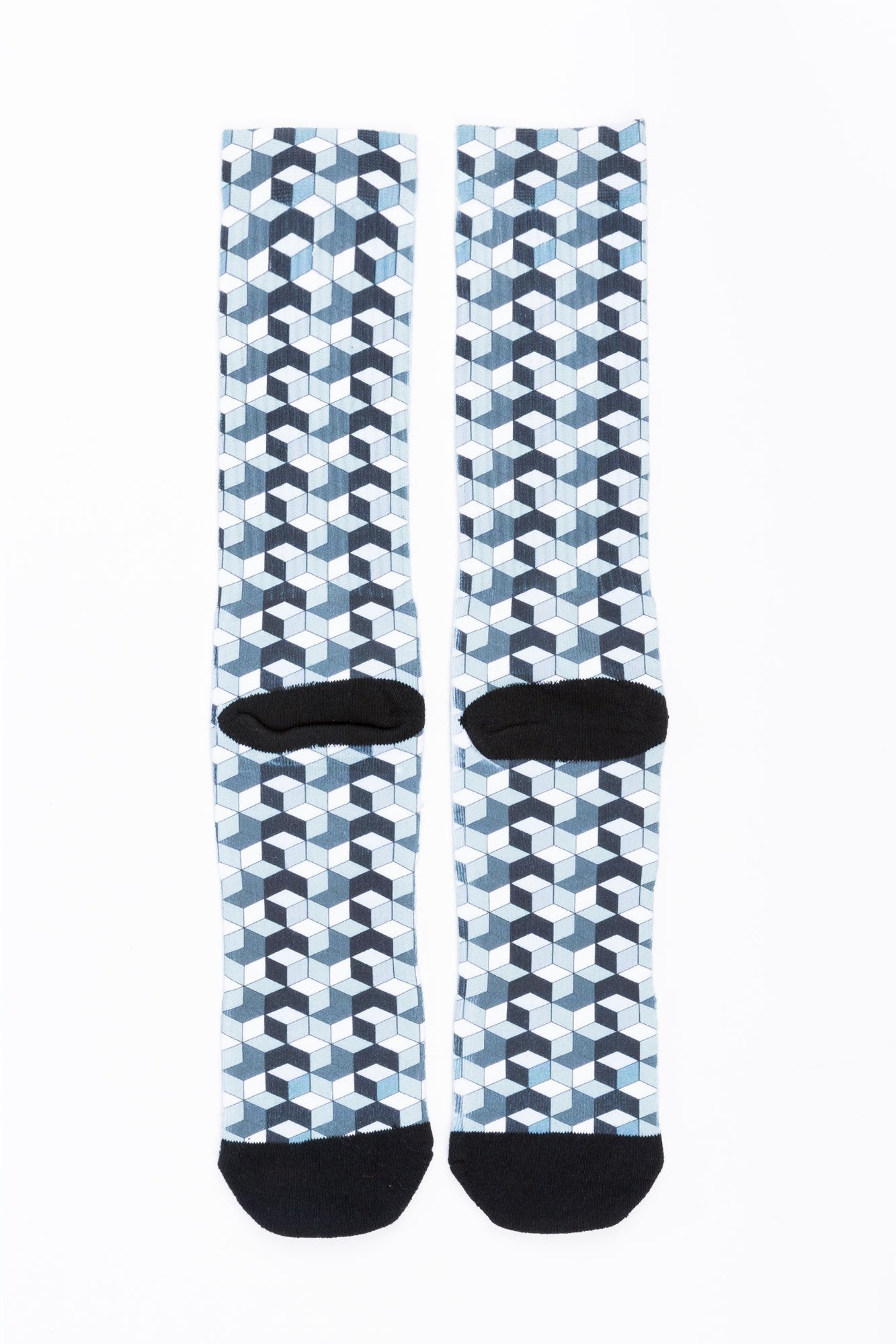 Guys Geometric Sublimation Crew Socks