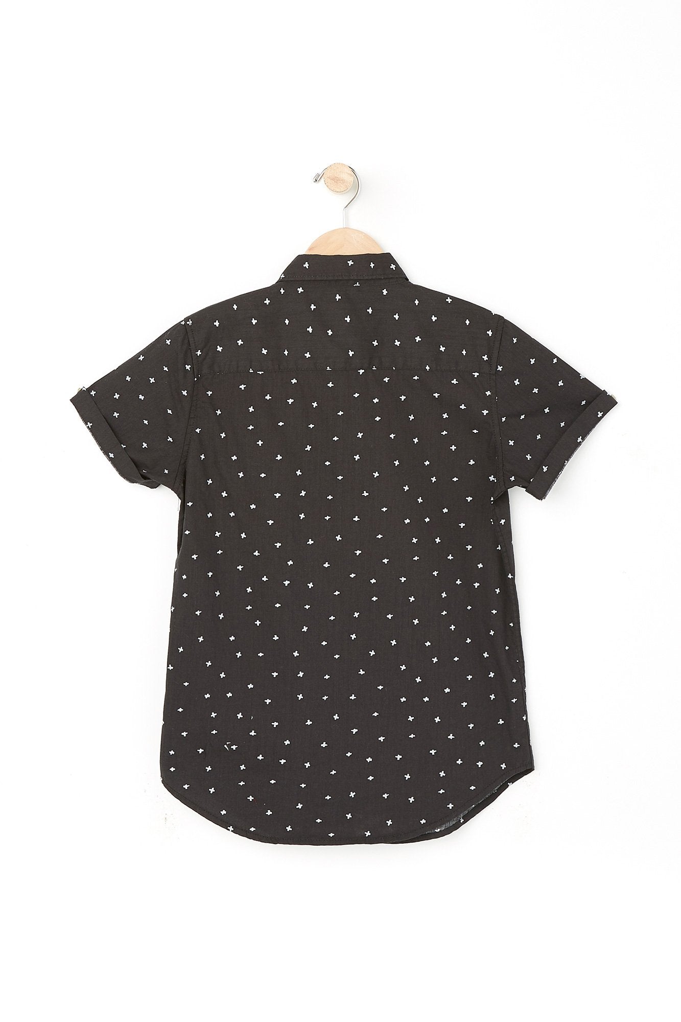 West49 Youth X Print Button-Up Shirt