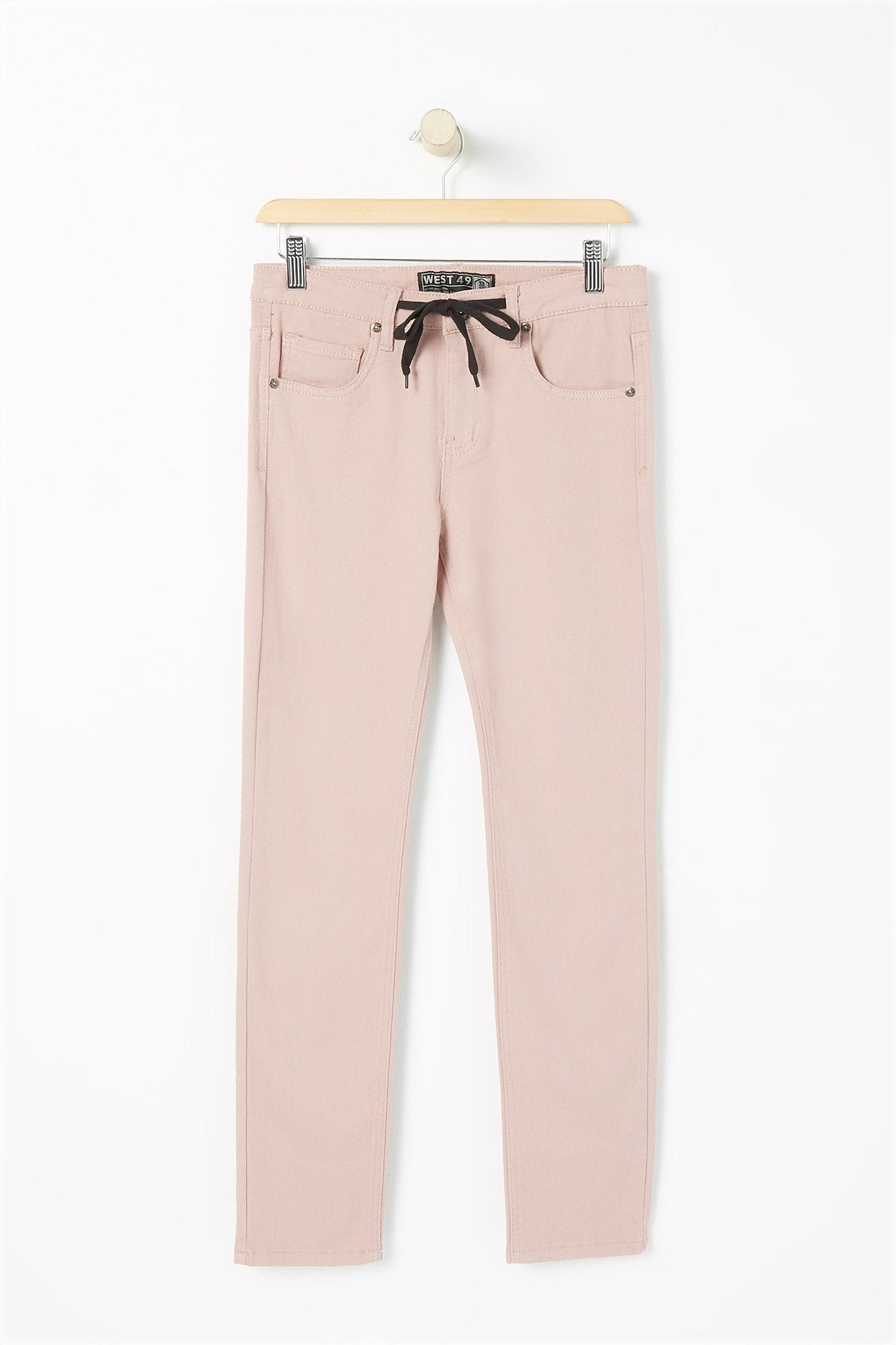 West49 Youth Pink Bull Denim Skinny Pants