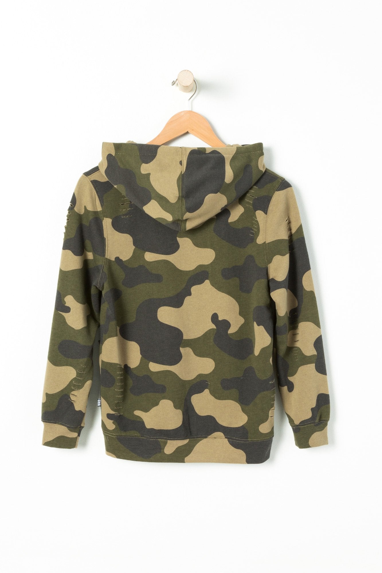 West49 Youth Destroyed Camouflage Hoodie