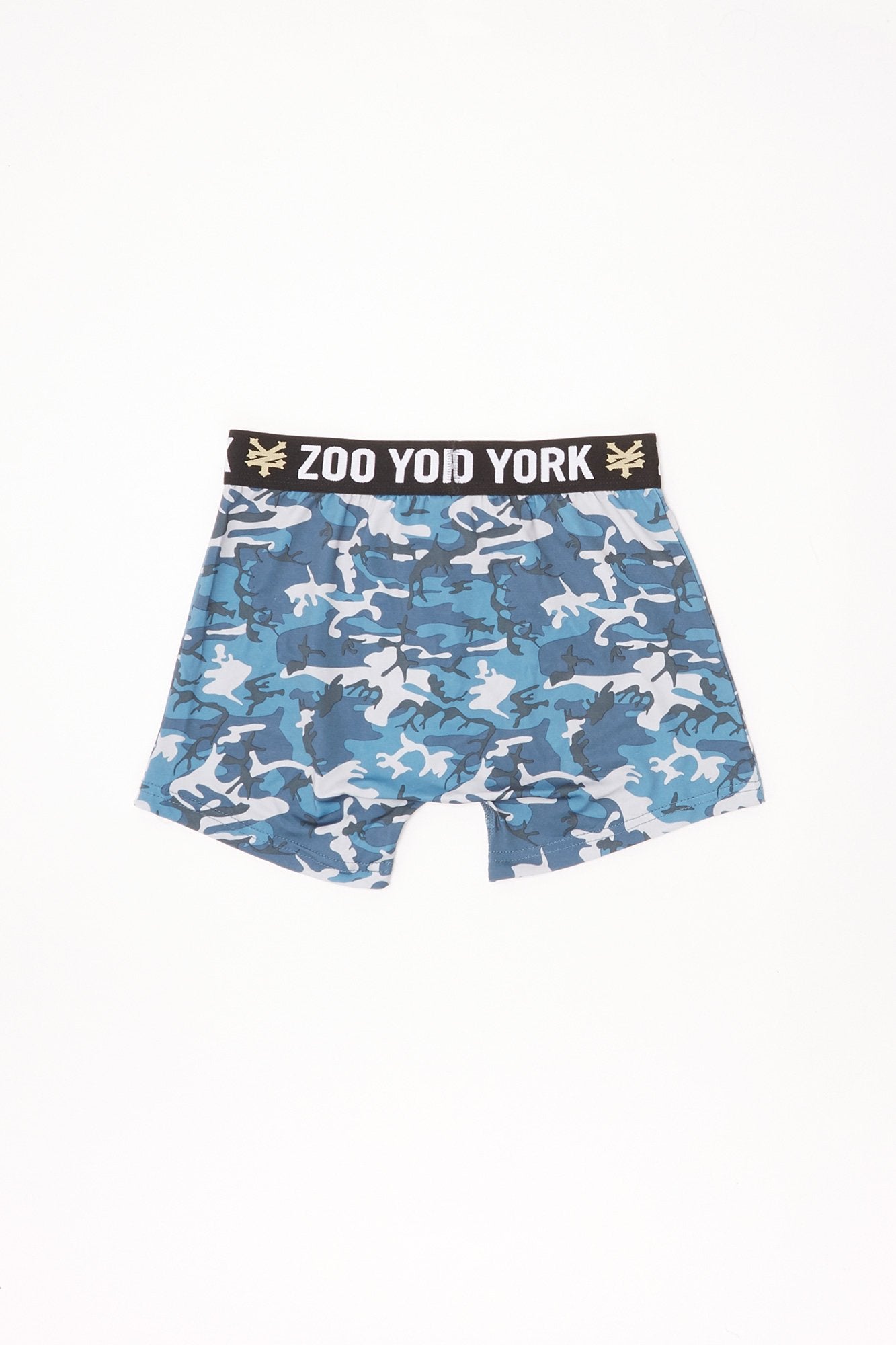Zoo York Youth Blue Camo Print Boxer