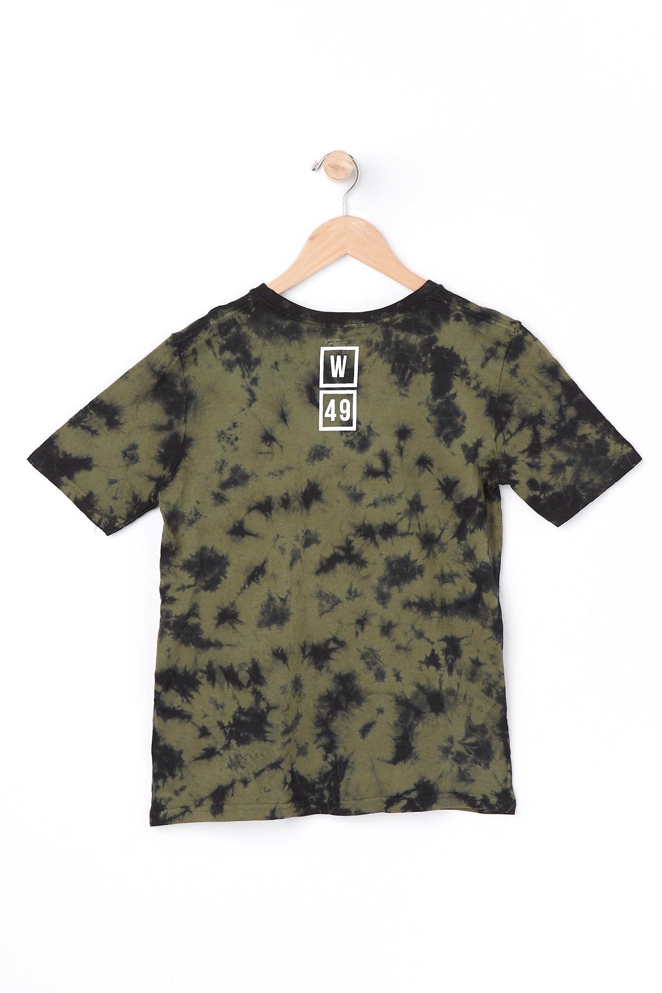 West49 Youth Green Tie Dye Logo Tee