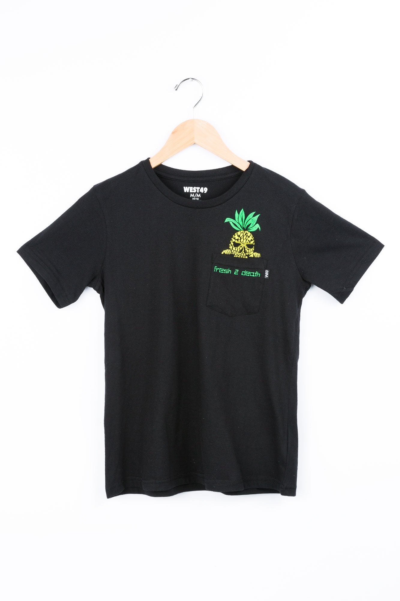 West49 Youth Pineapple Skull Graphic Pocket Tee