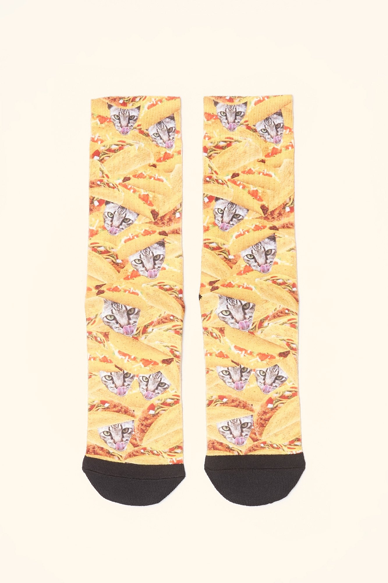 Zoo York Youth Taco and Cat Print Socks
