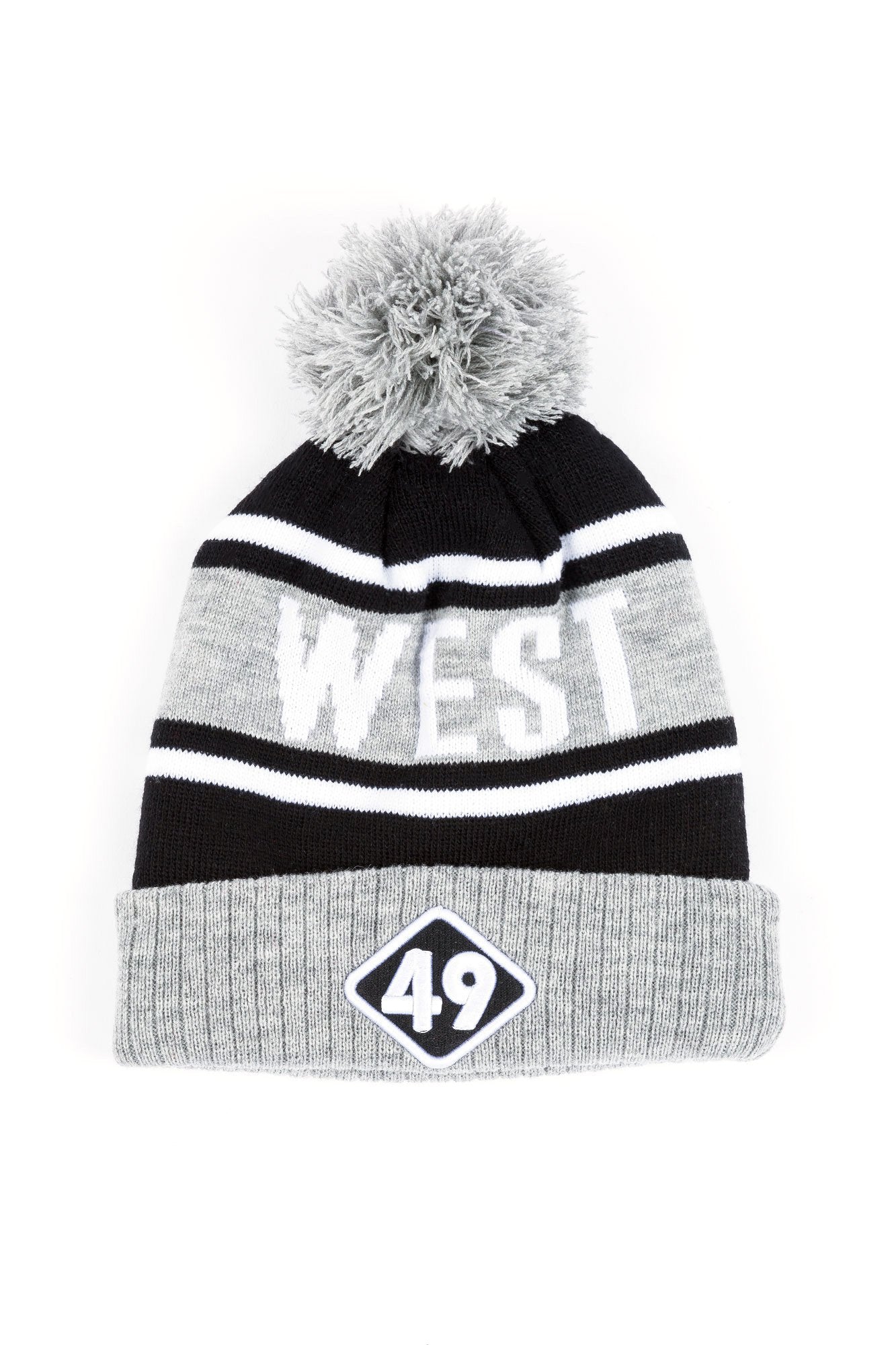 West49 Youth Logo Pompom Beanie