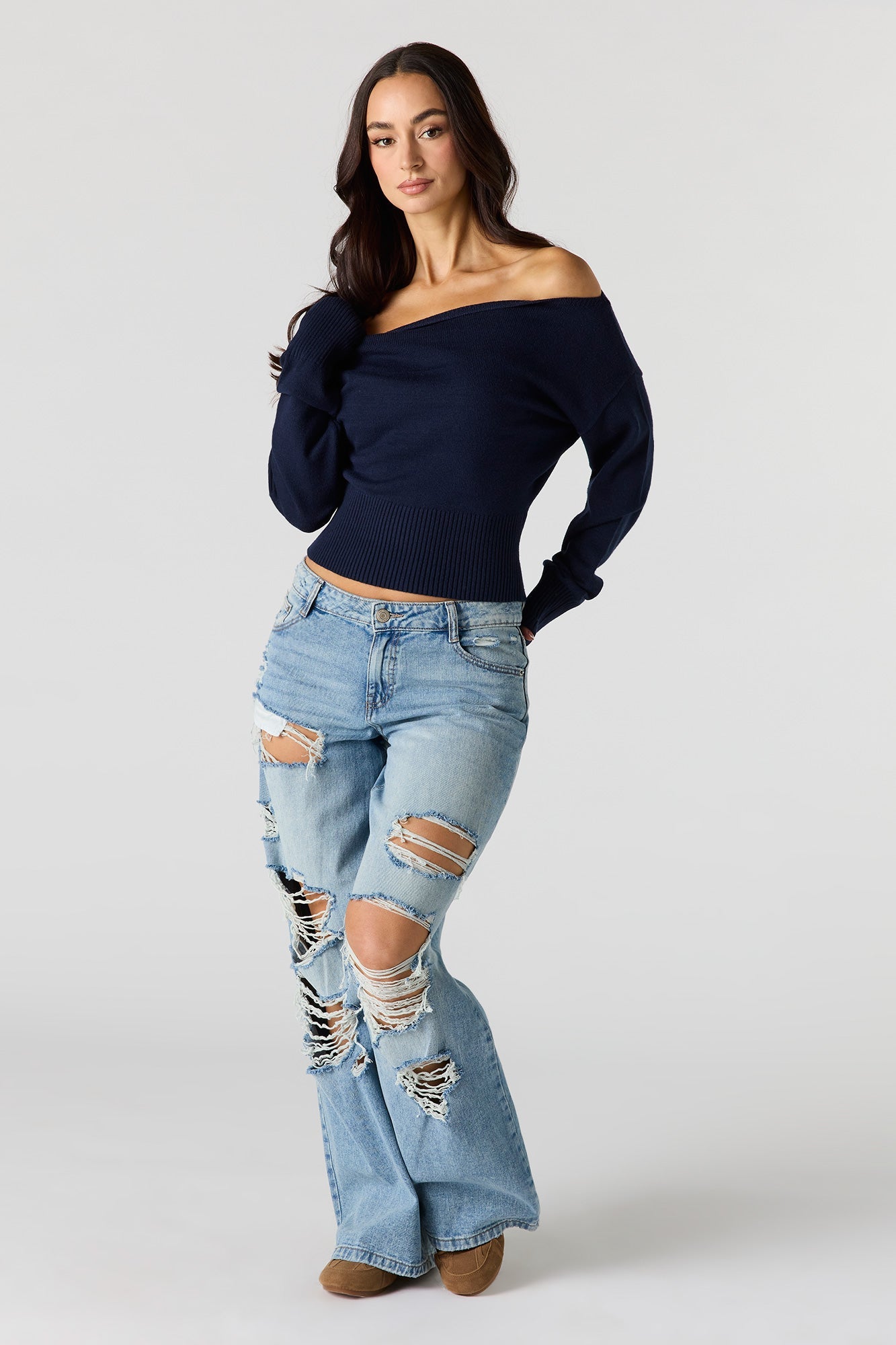 Boat Neck Sweater