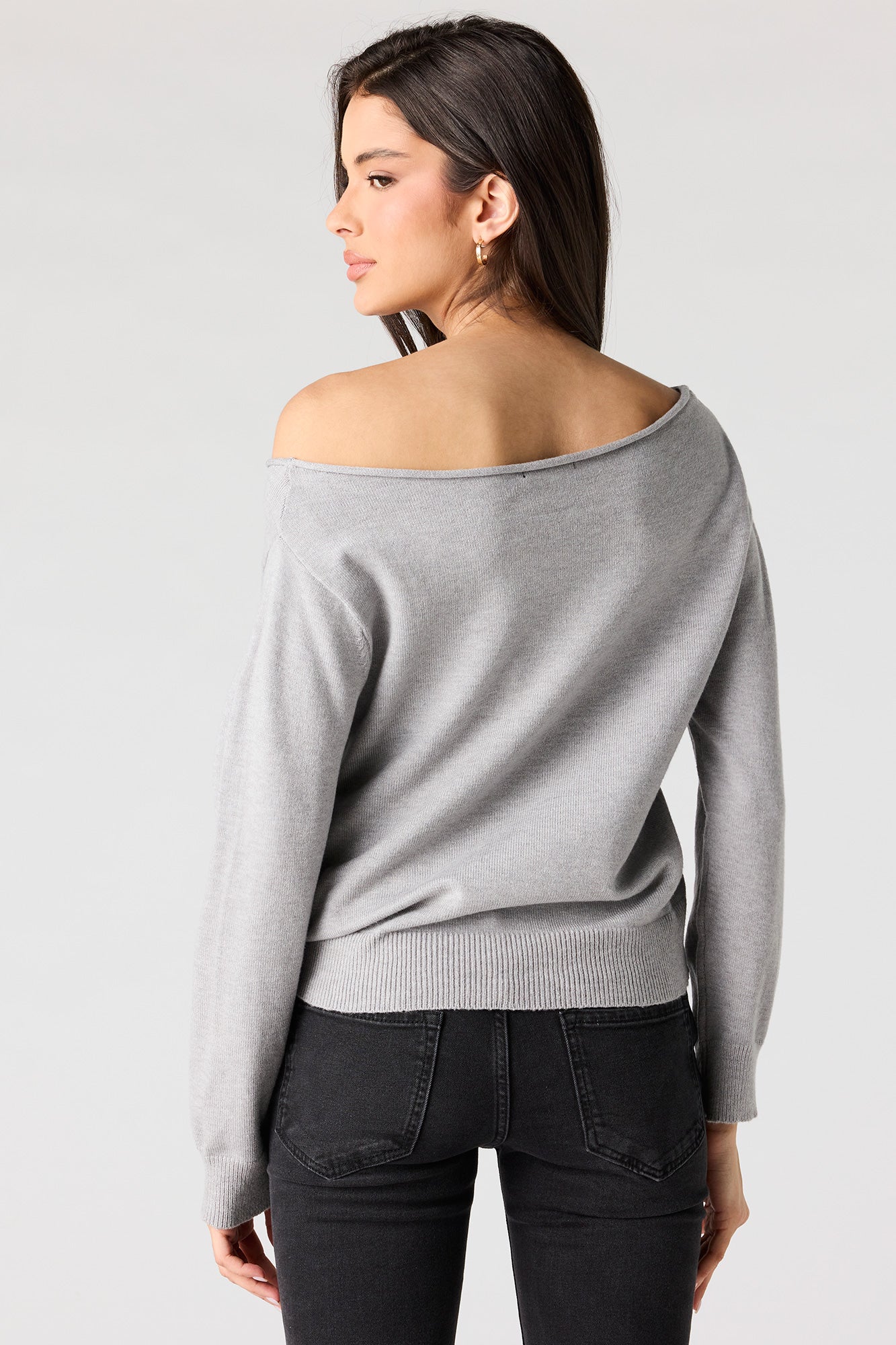Off Shoulder Sweater