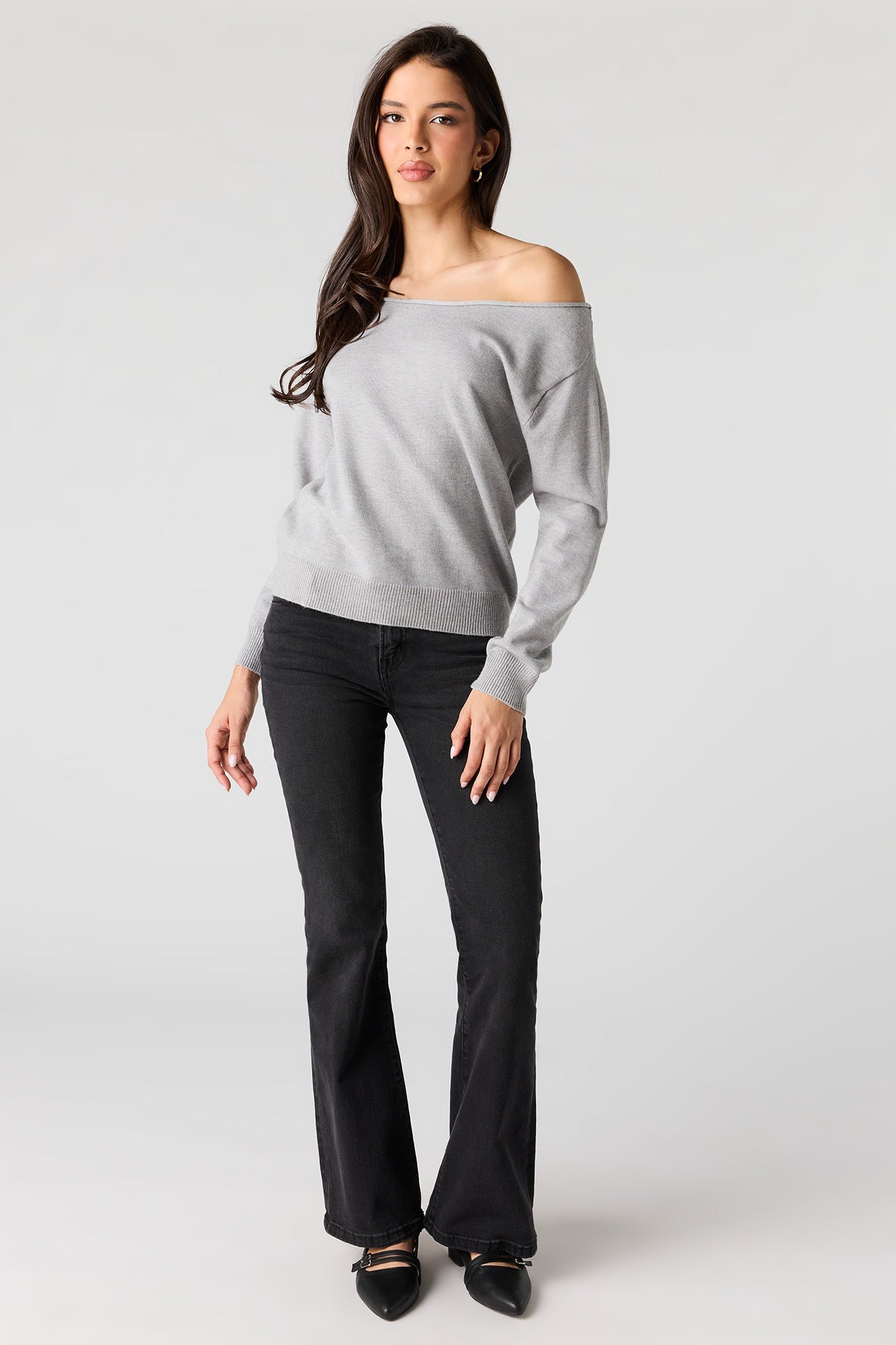 Off Shoulder Sweater