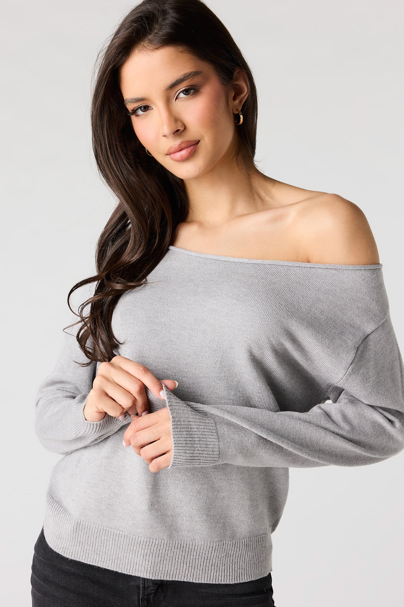 Off Shoulder Sweater