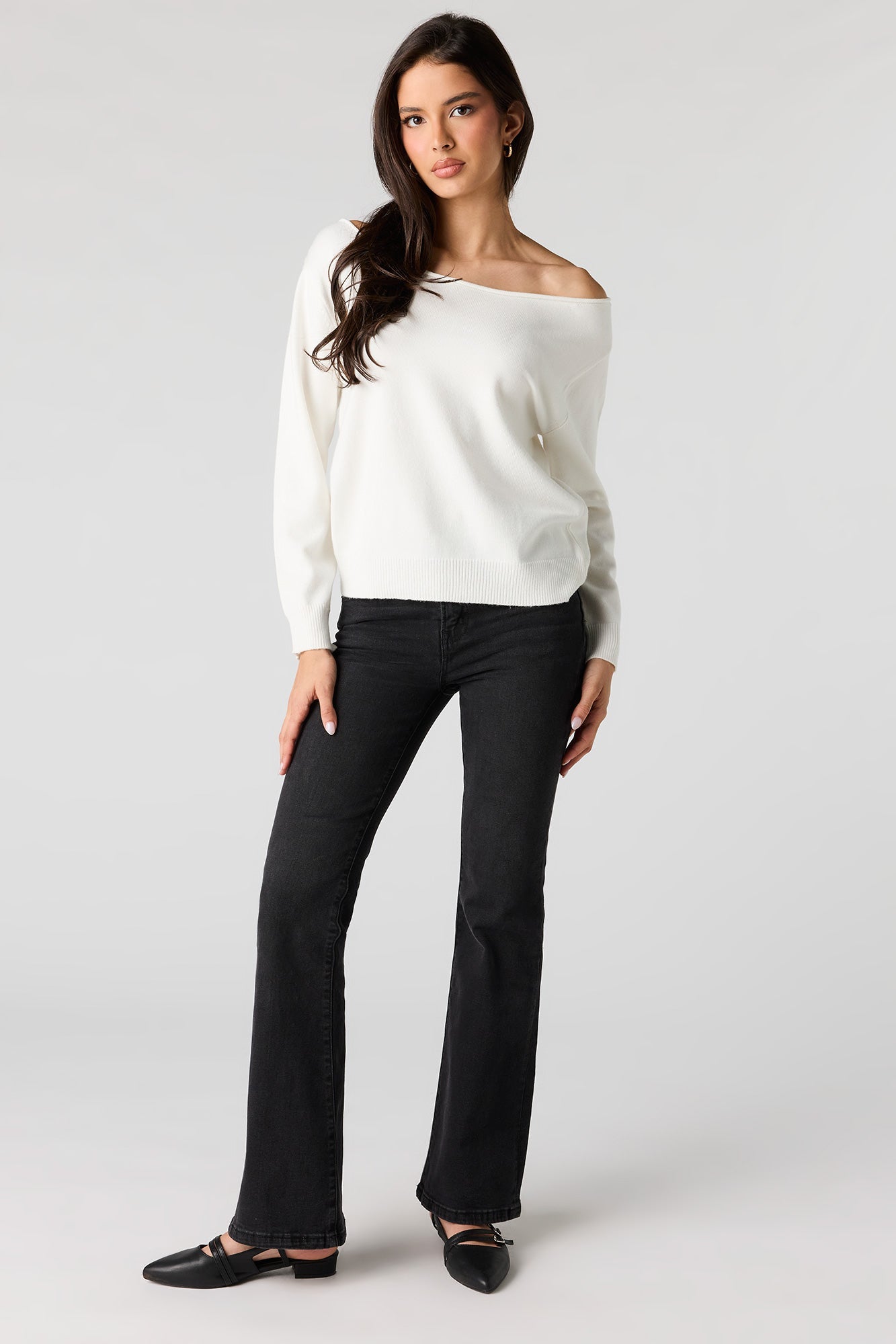 Off Shoulder Sweater