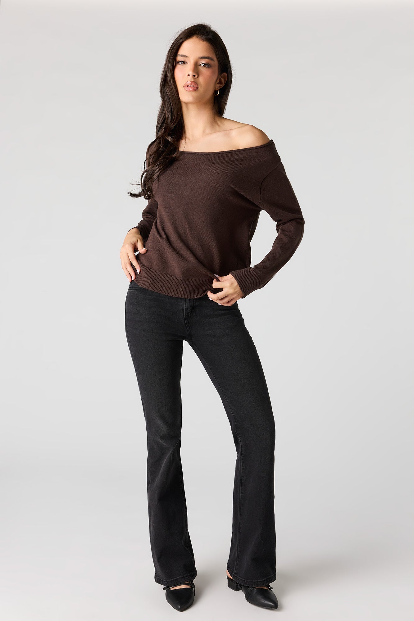 Off Shoulder Sweater