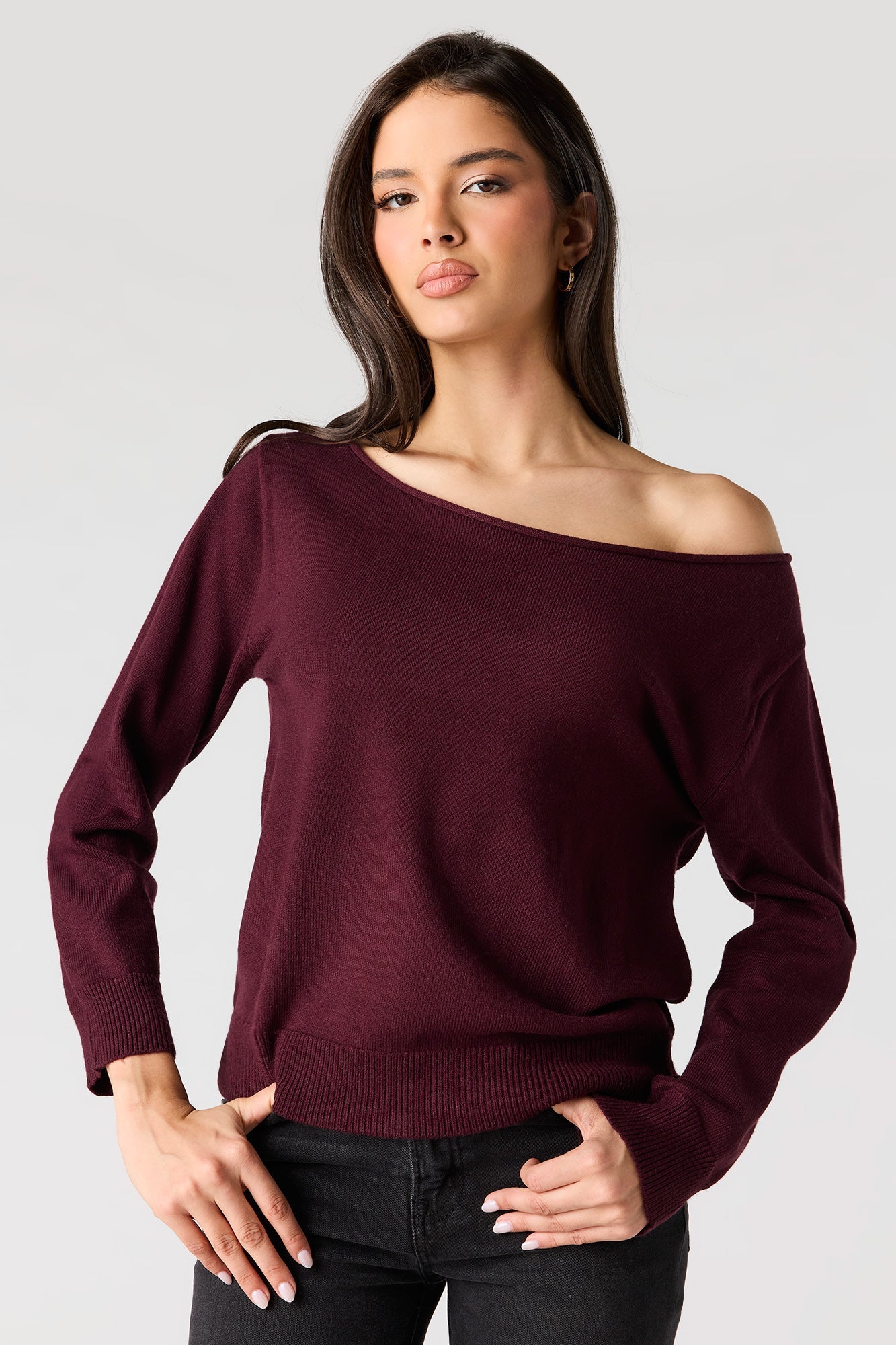 Off Shoulder Sweater