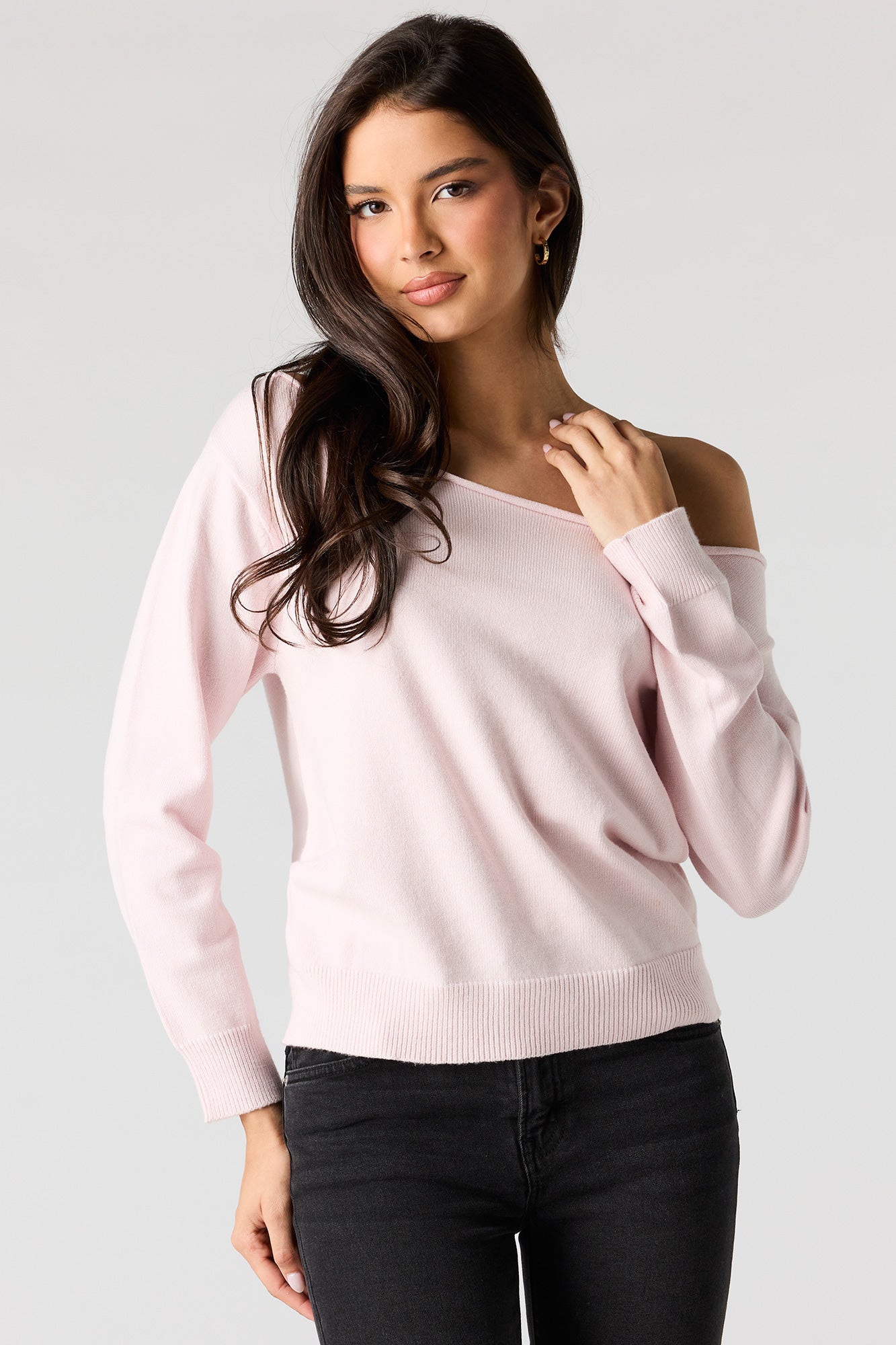 Off Shoulder Sweater