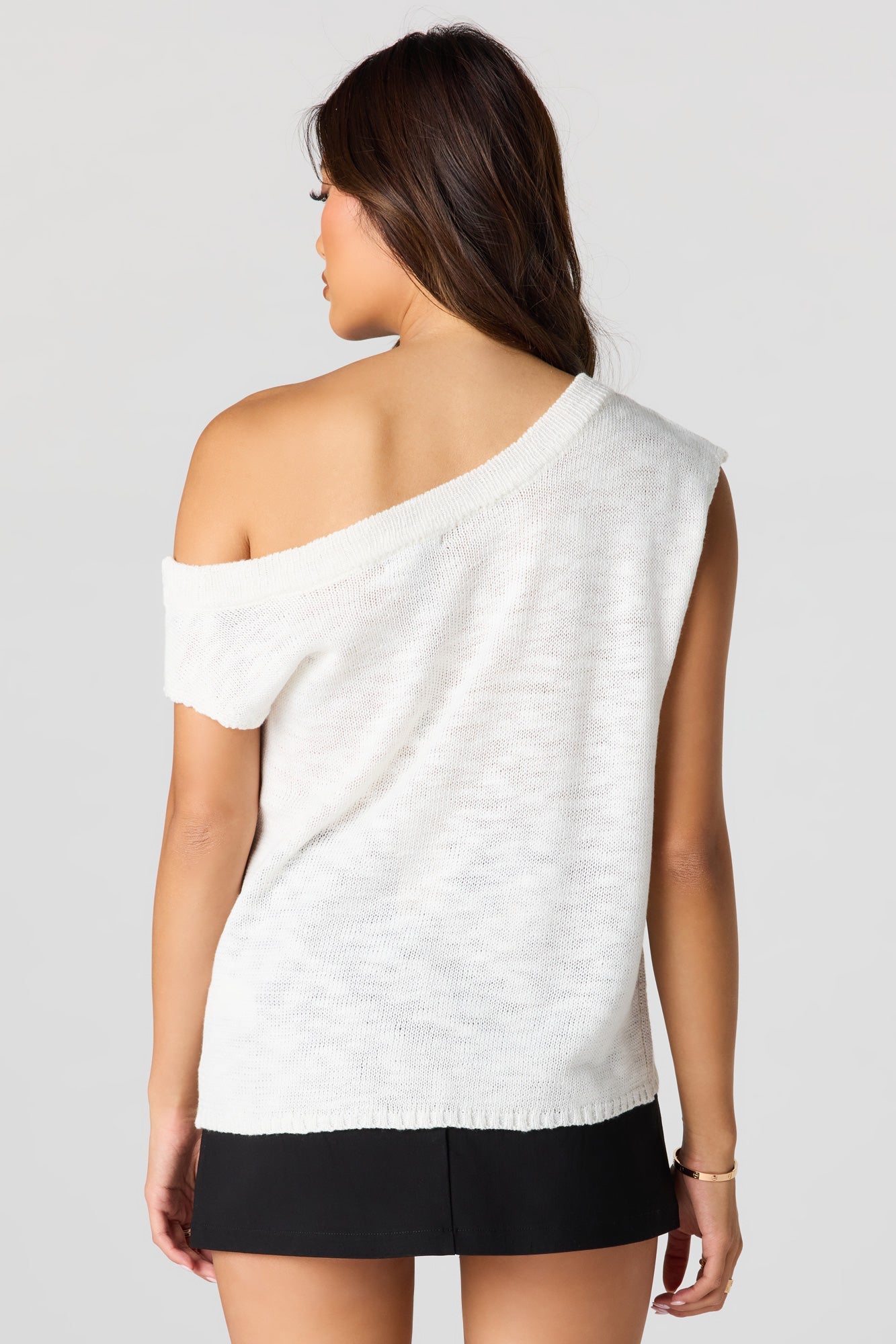 Off Shoulder Knit Top