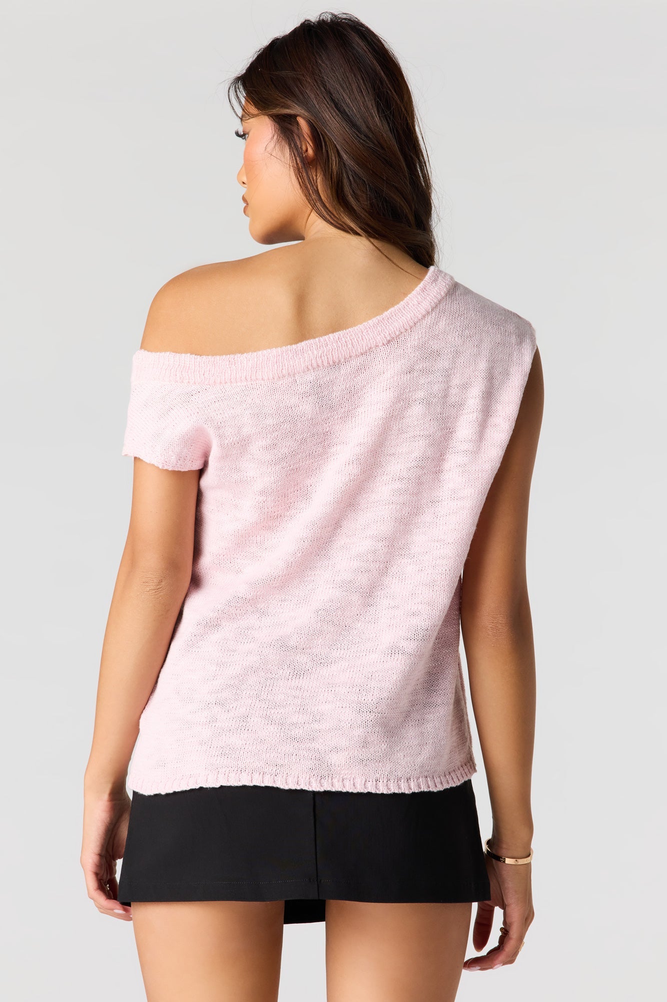 Off Shoulder Knit Top