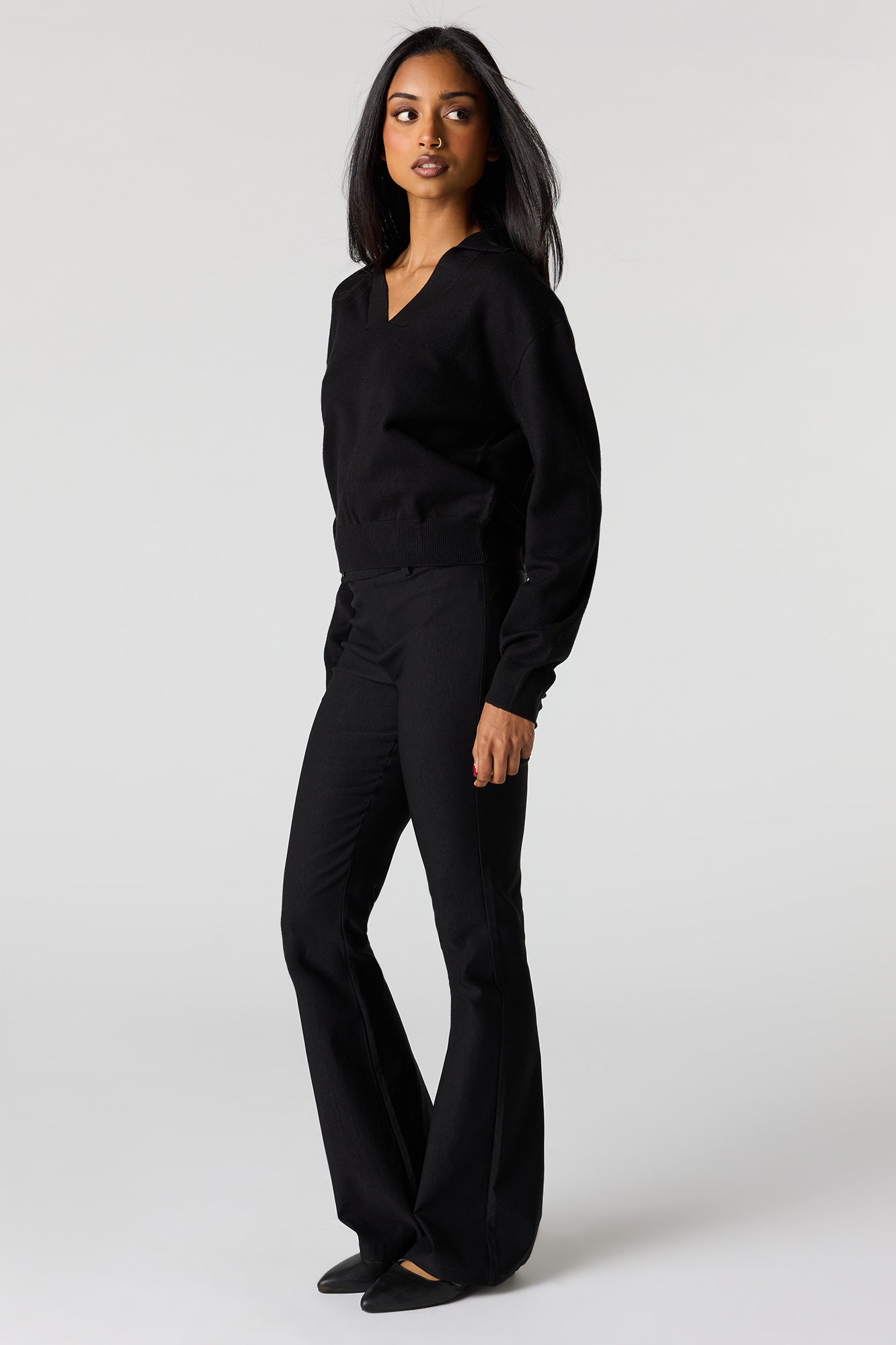 Flat Collared Sweater