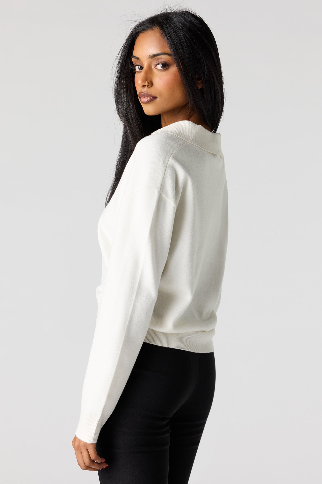 Flat Collared Sweater