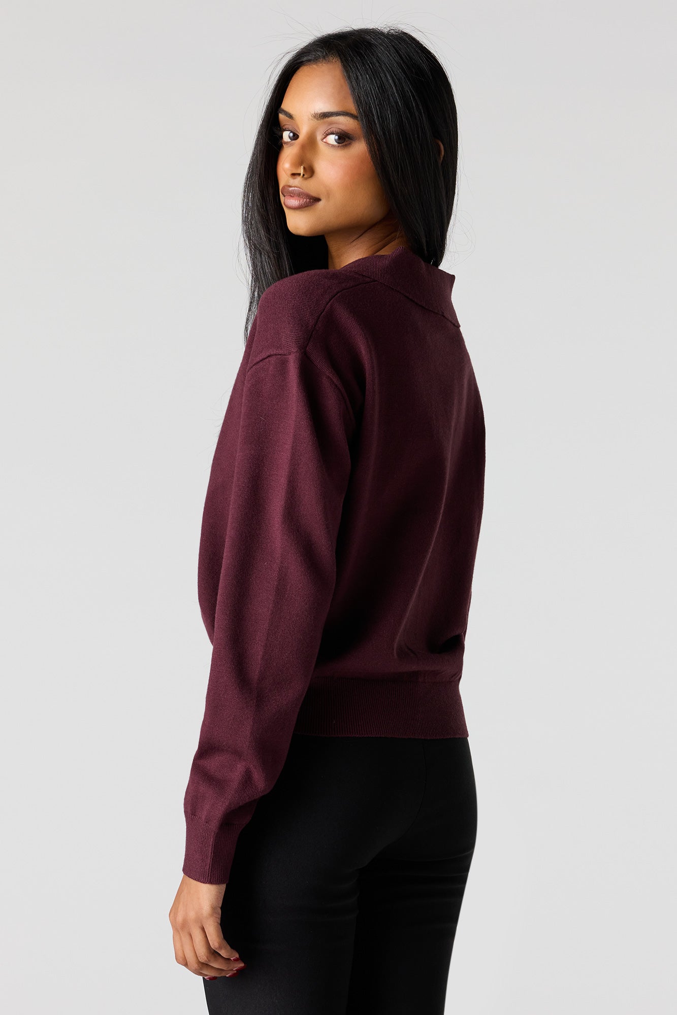 Flat Collared Sweater