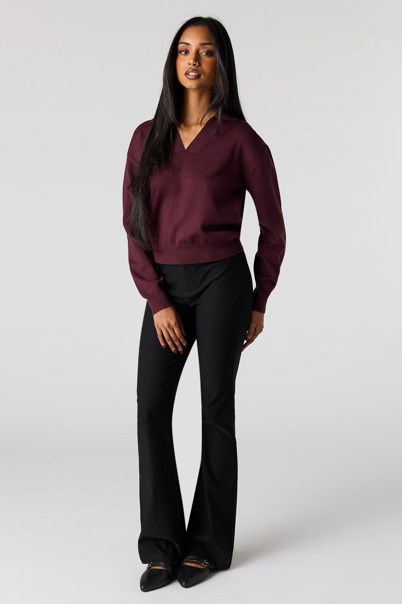 Flat Collared Sweater