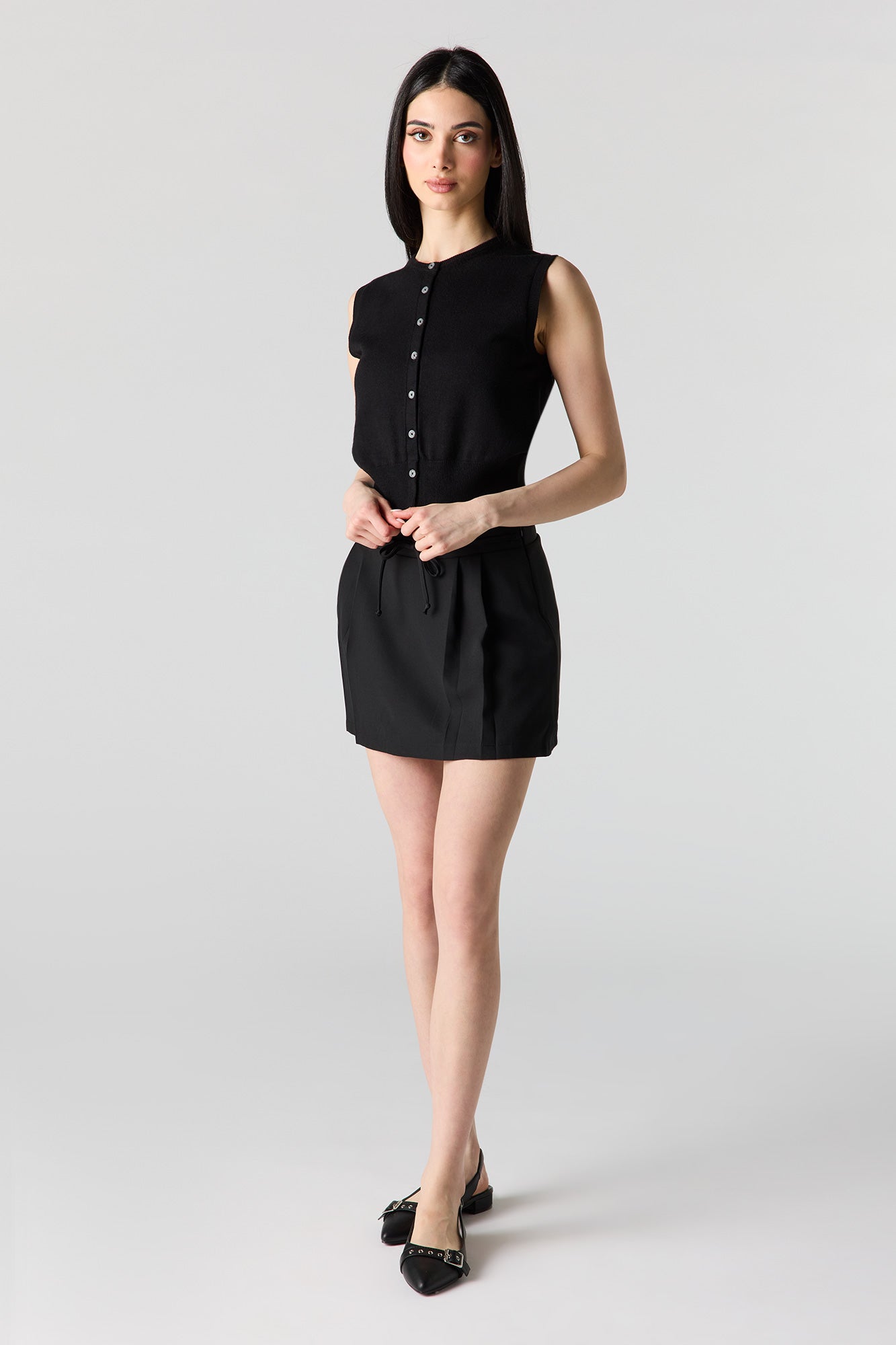 Button-Up Knit Vest