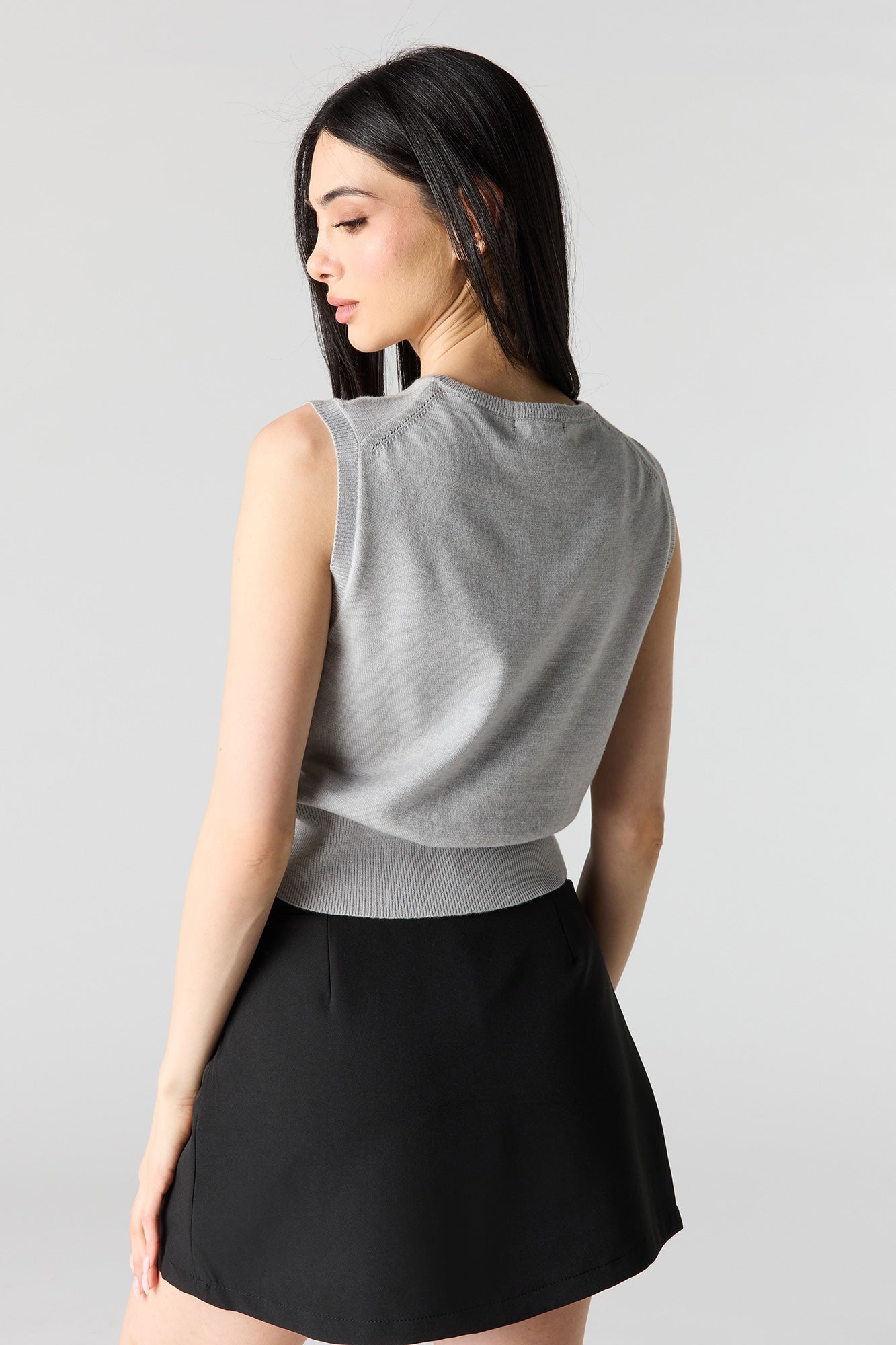 Button-Up Knit Vest