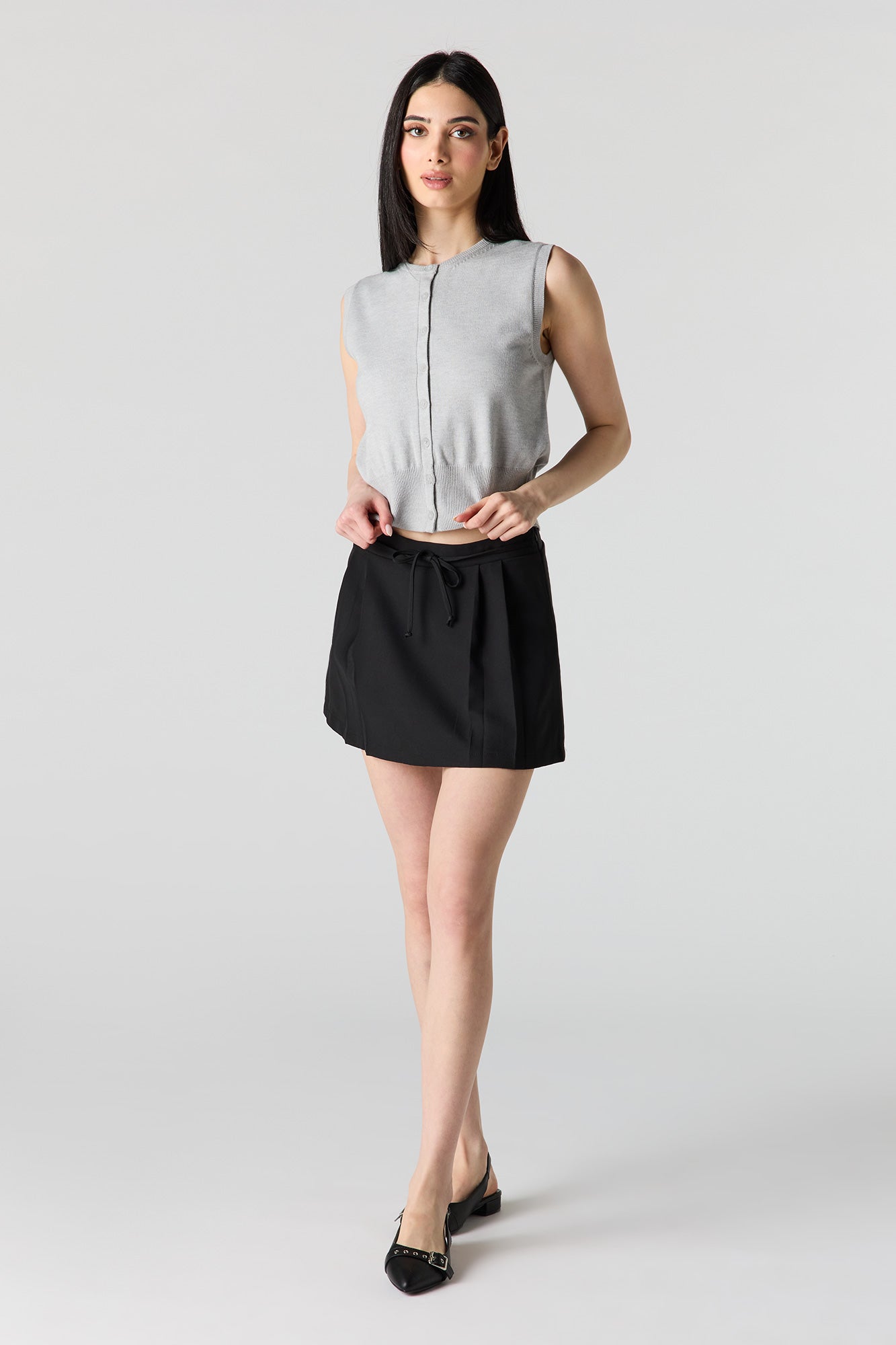 Button-Up Knit Vest