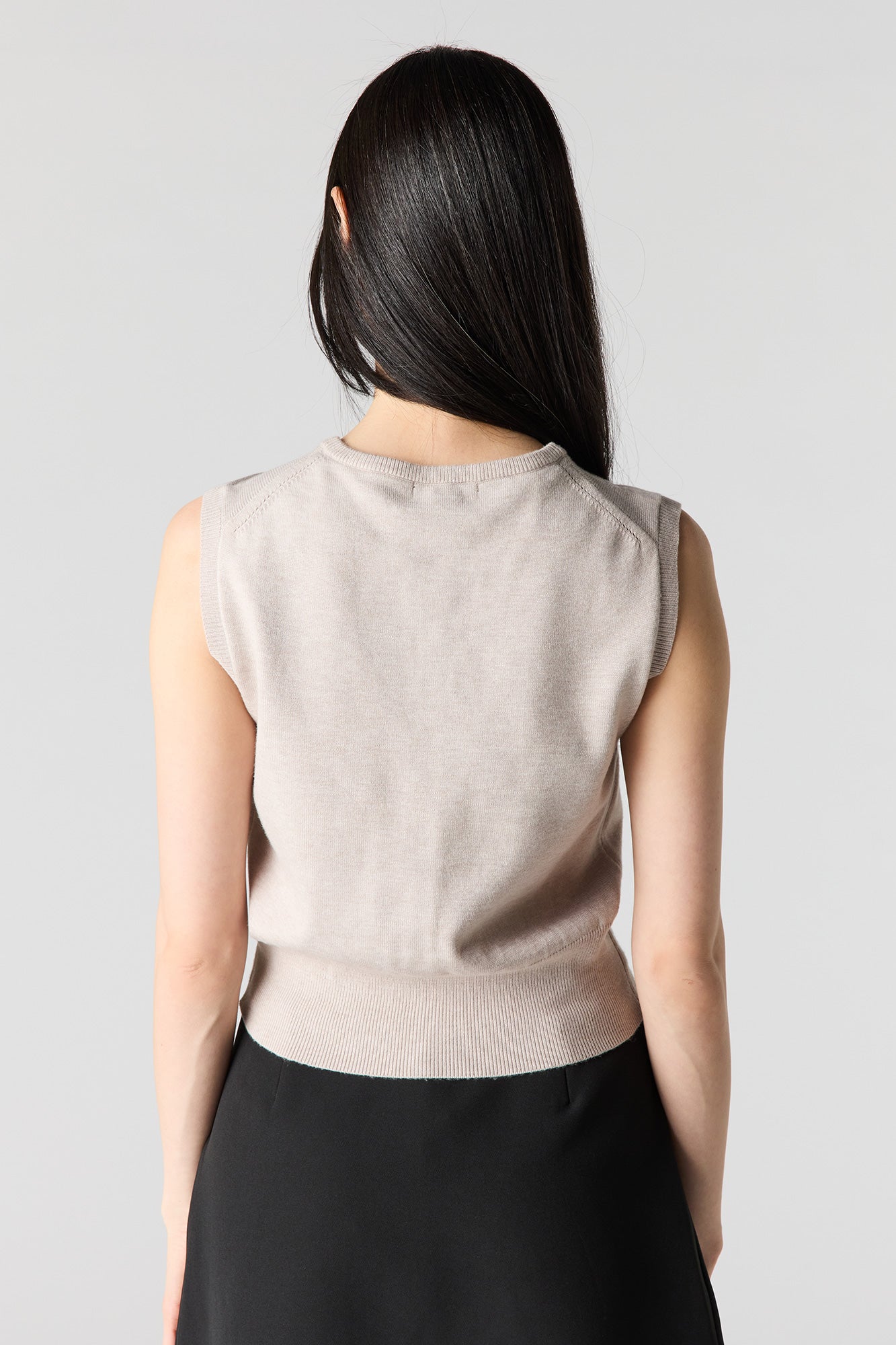 Button-Up Knit Vest