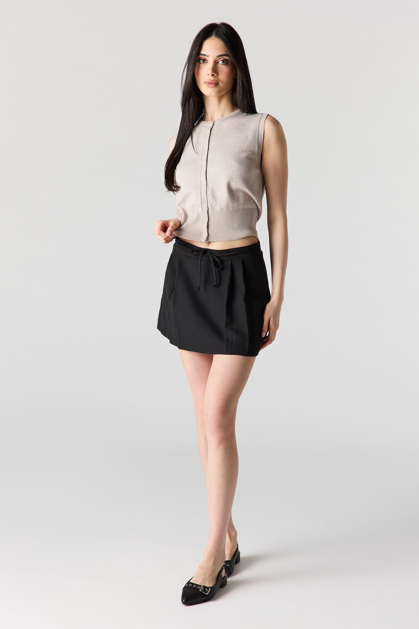 Button-Up Knit Vest