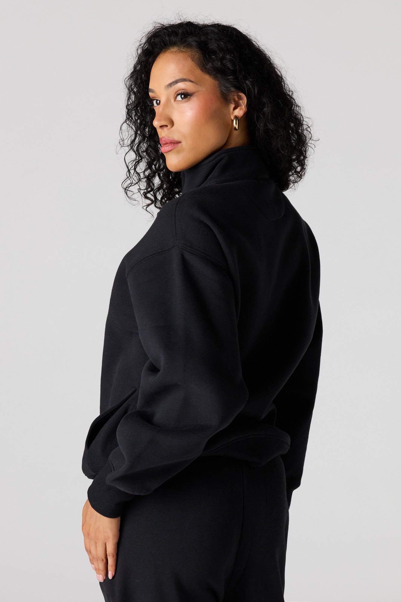 Premium Fleece Boyfriend Half Zip
