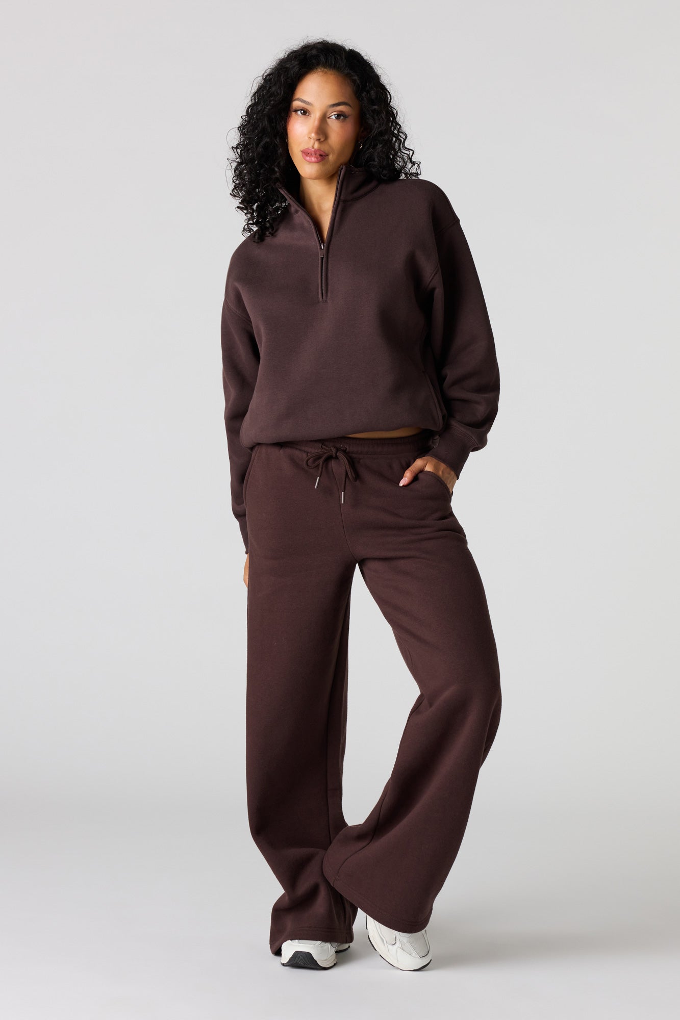 Premium Fleece Boyfriend Half Zip