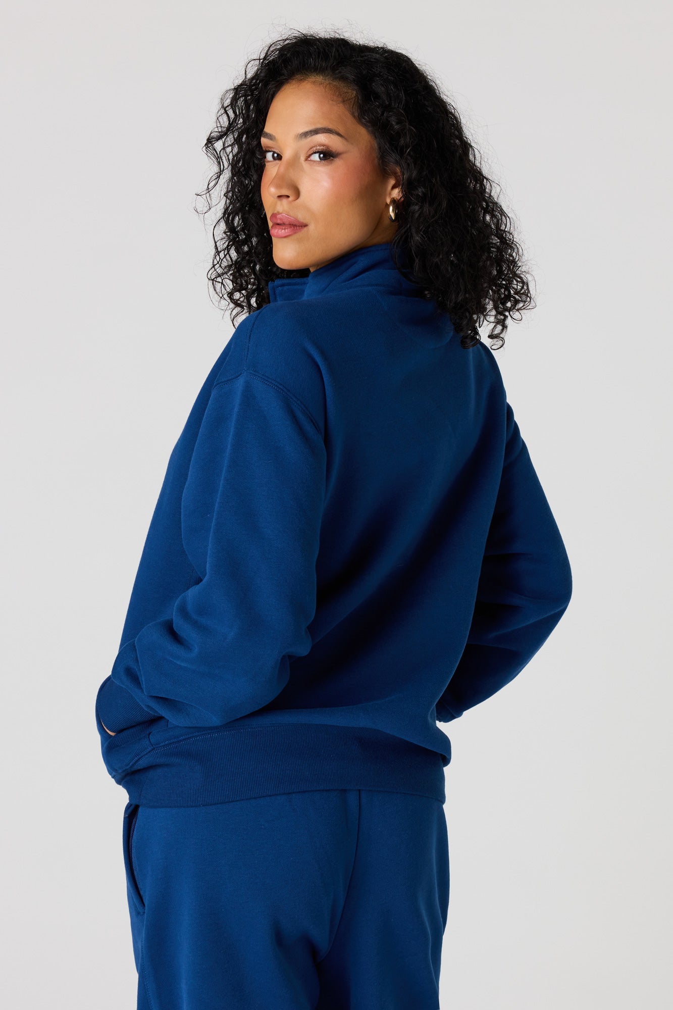 Premium Fleece Boyfriend Half Zip