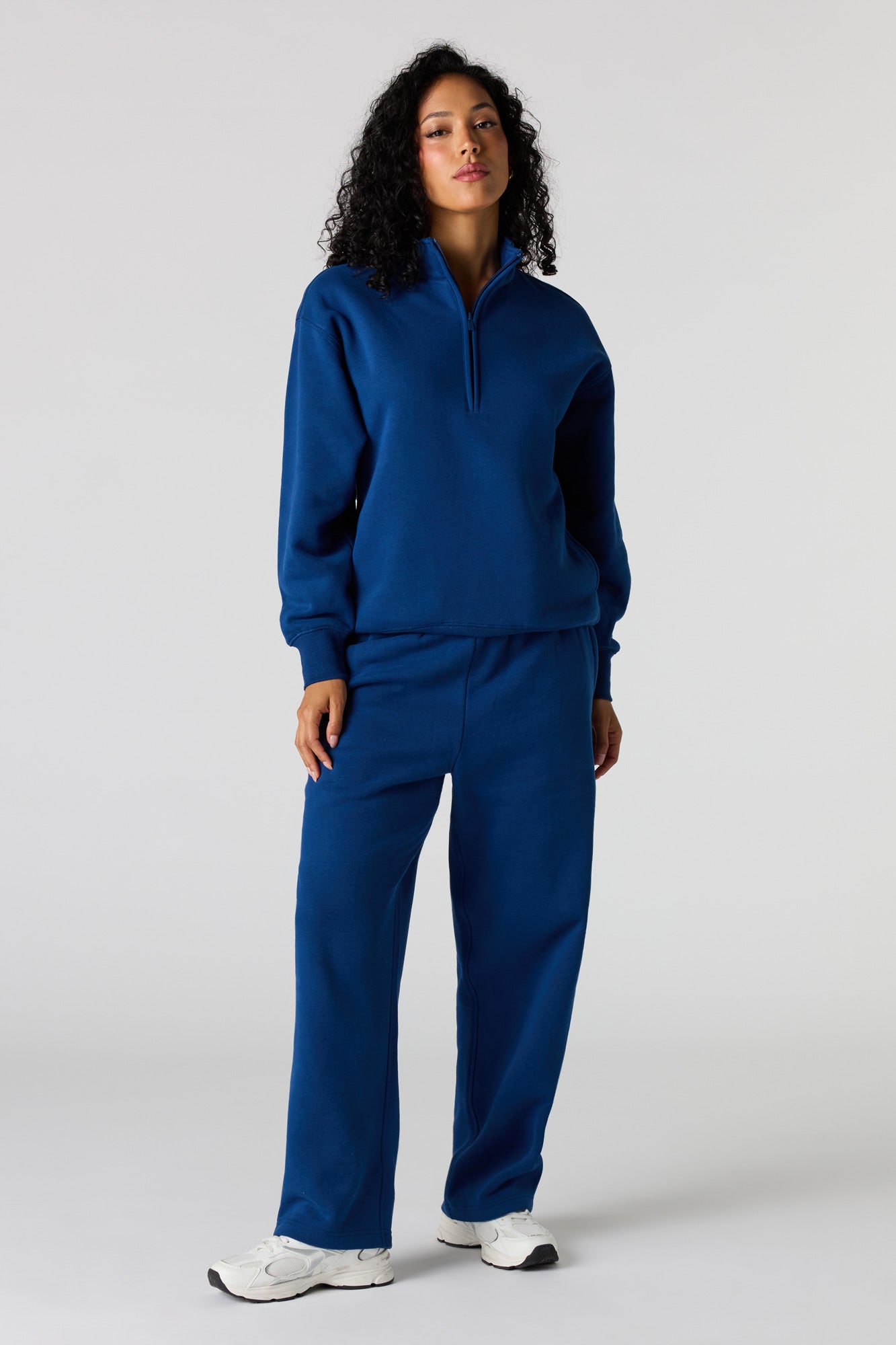 Premium Fleece Boyfriend Half Zip