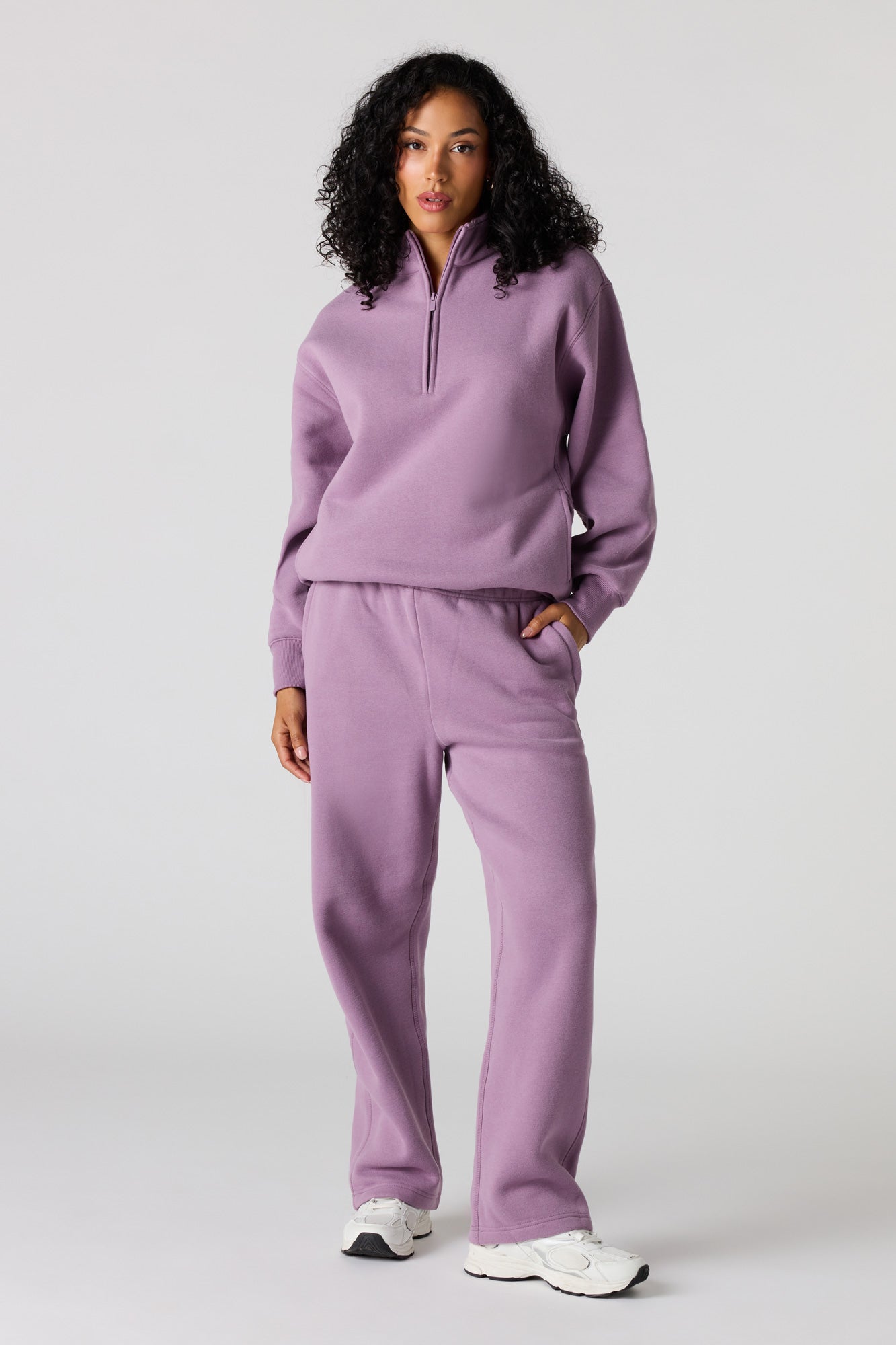 Premium Fleece Boyfriend Half Zip