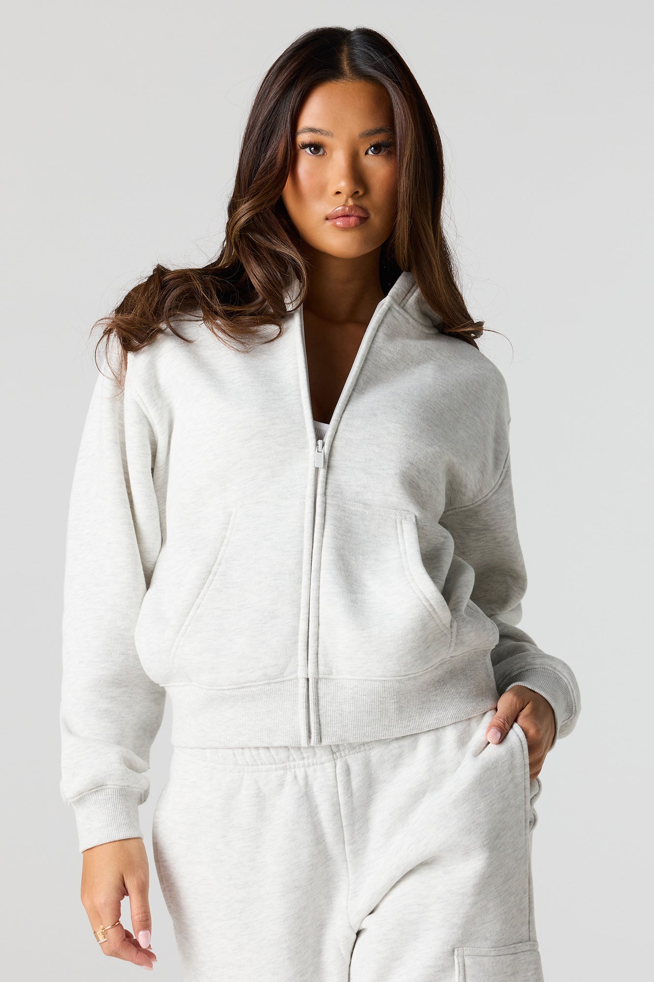 Premium Fleece Classic Zip-Up Hoodie