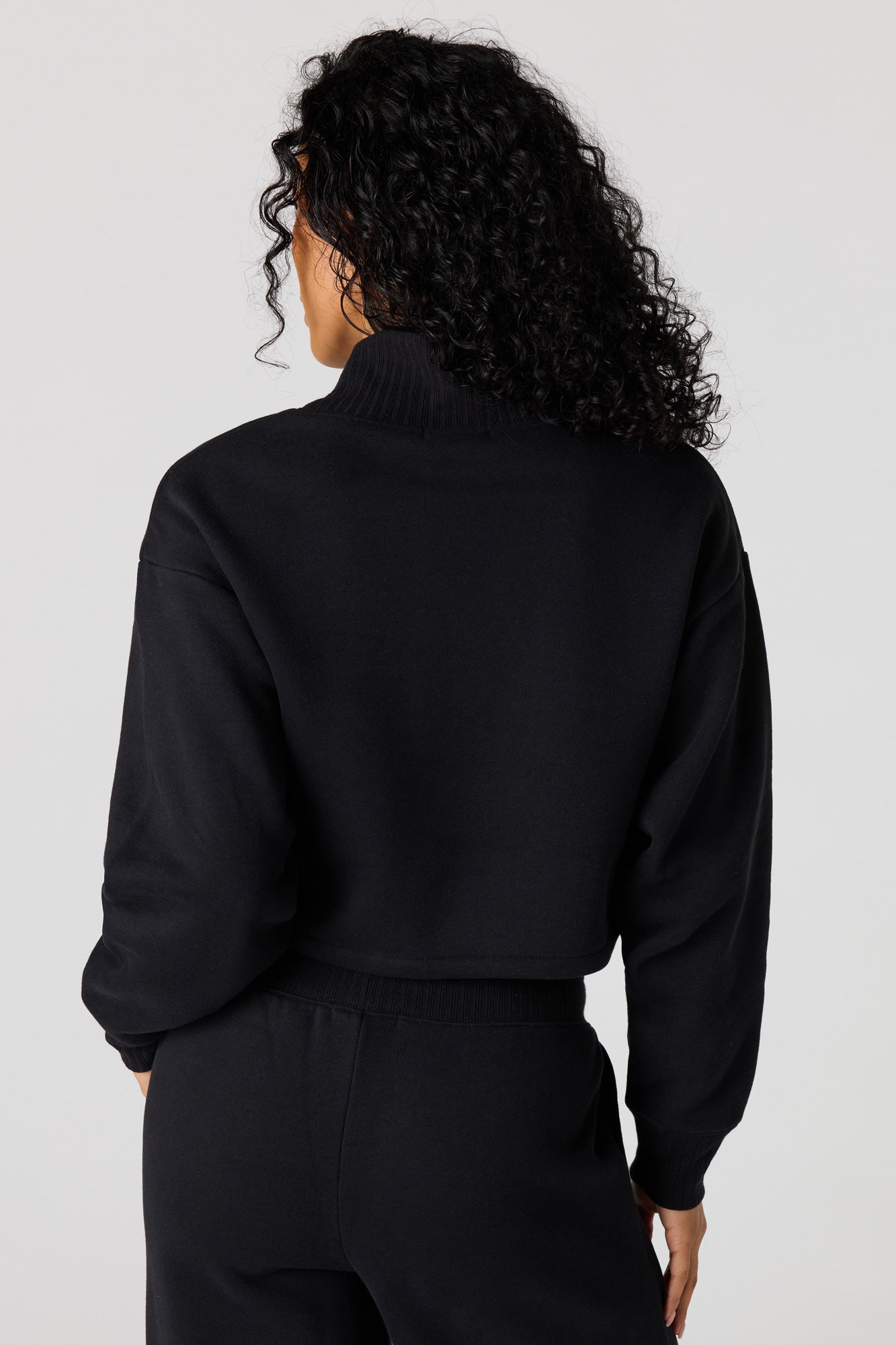 Premium Fleece Mock Neck Sweatshirt