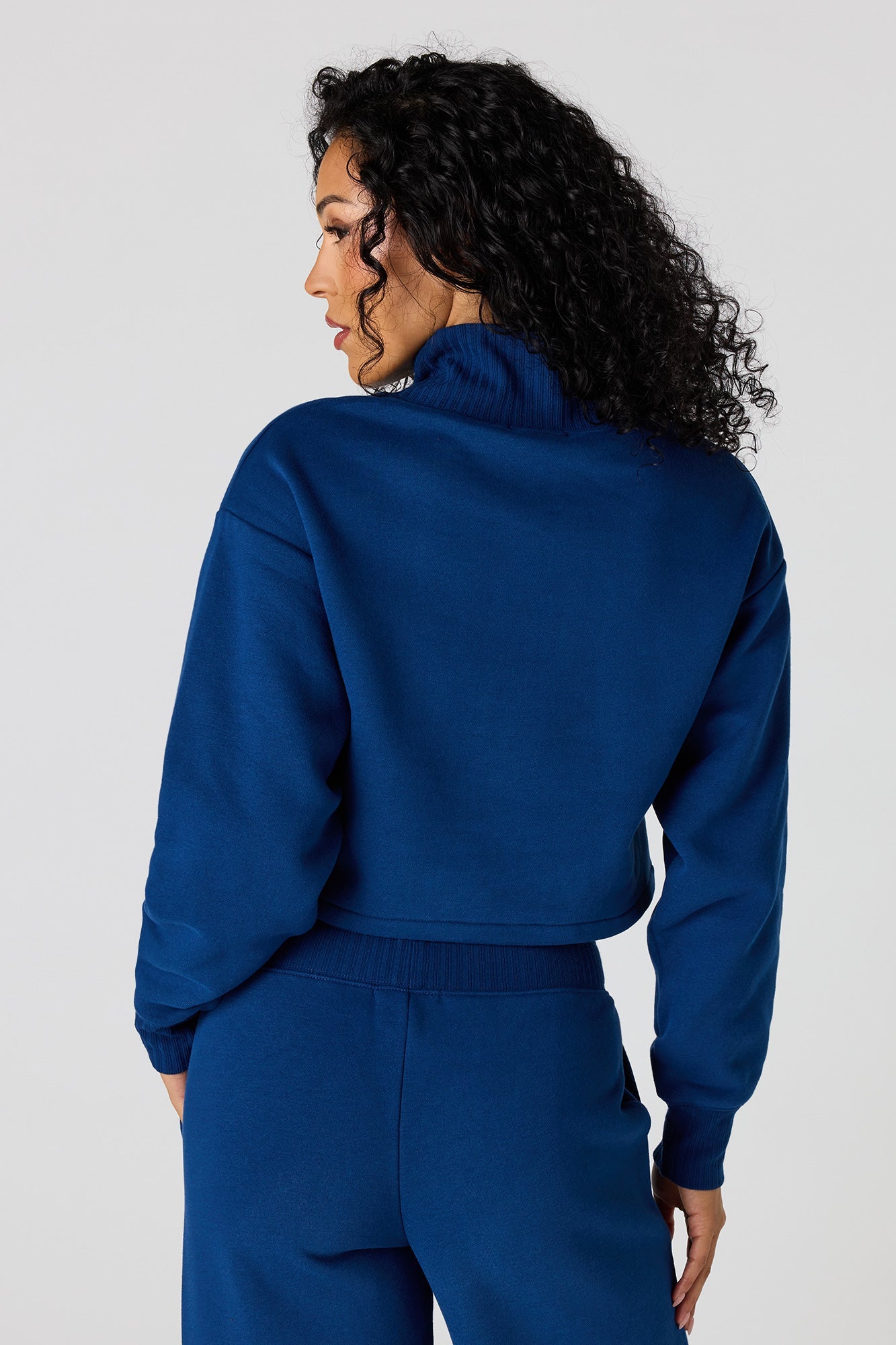 Premium Fleece Mock Neck Sweatshirt