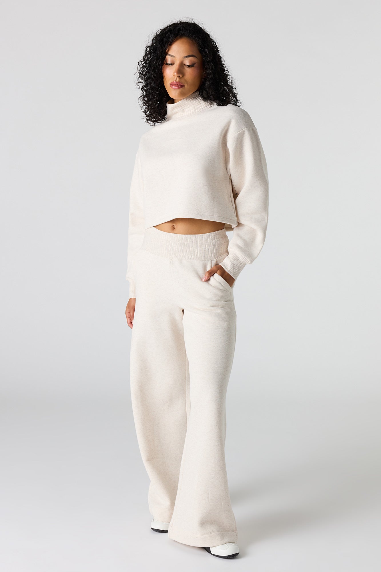 Premium Fleece Wide Leg Sweatpant