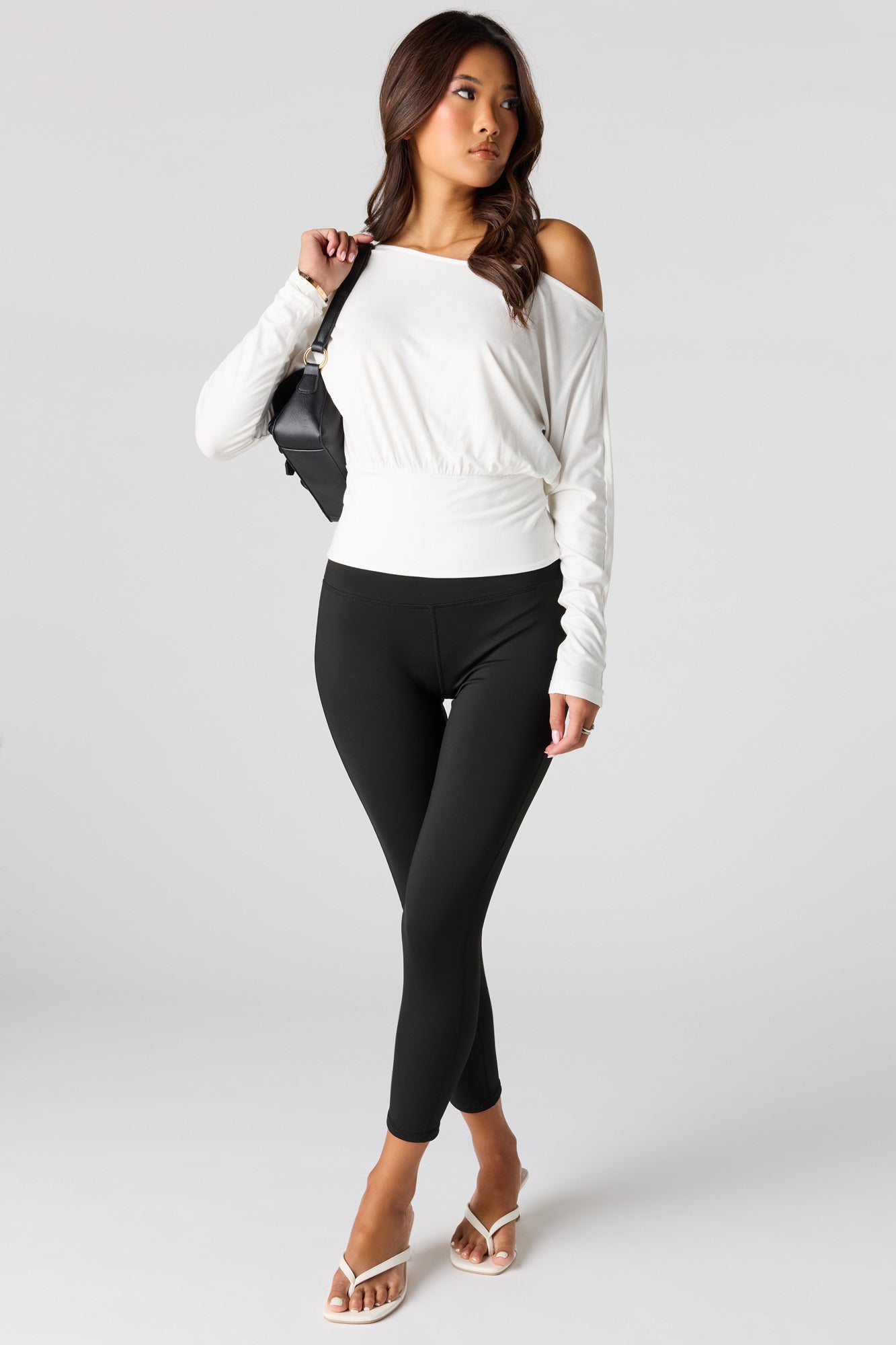Off Shoulder Long Sleeve Top