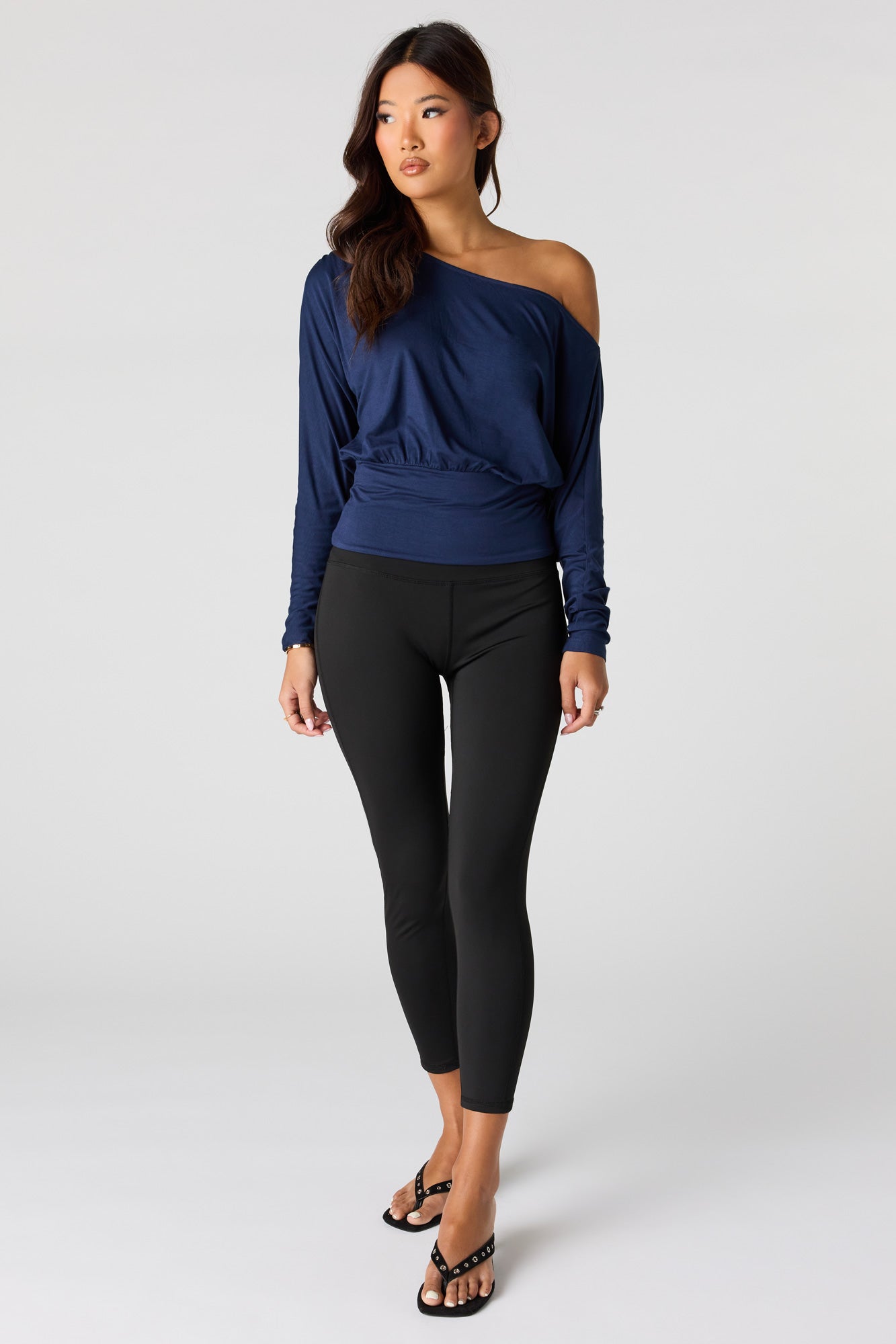 Off Shoulder Long Sleeve Top