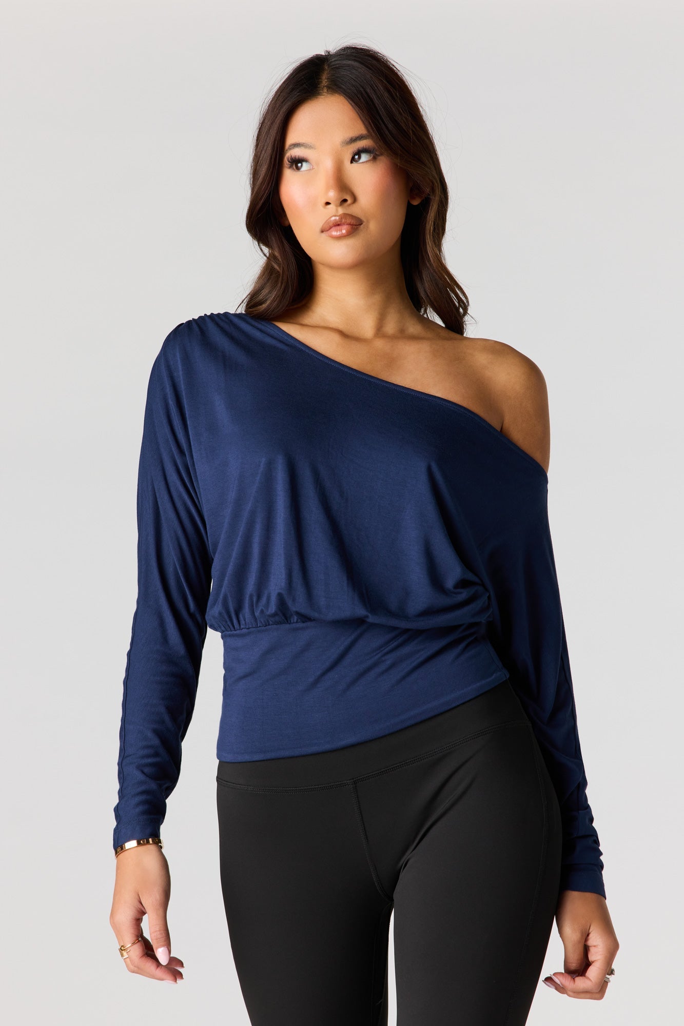 Off Shoulder Long Sleeve Top