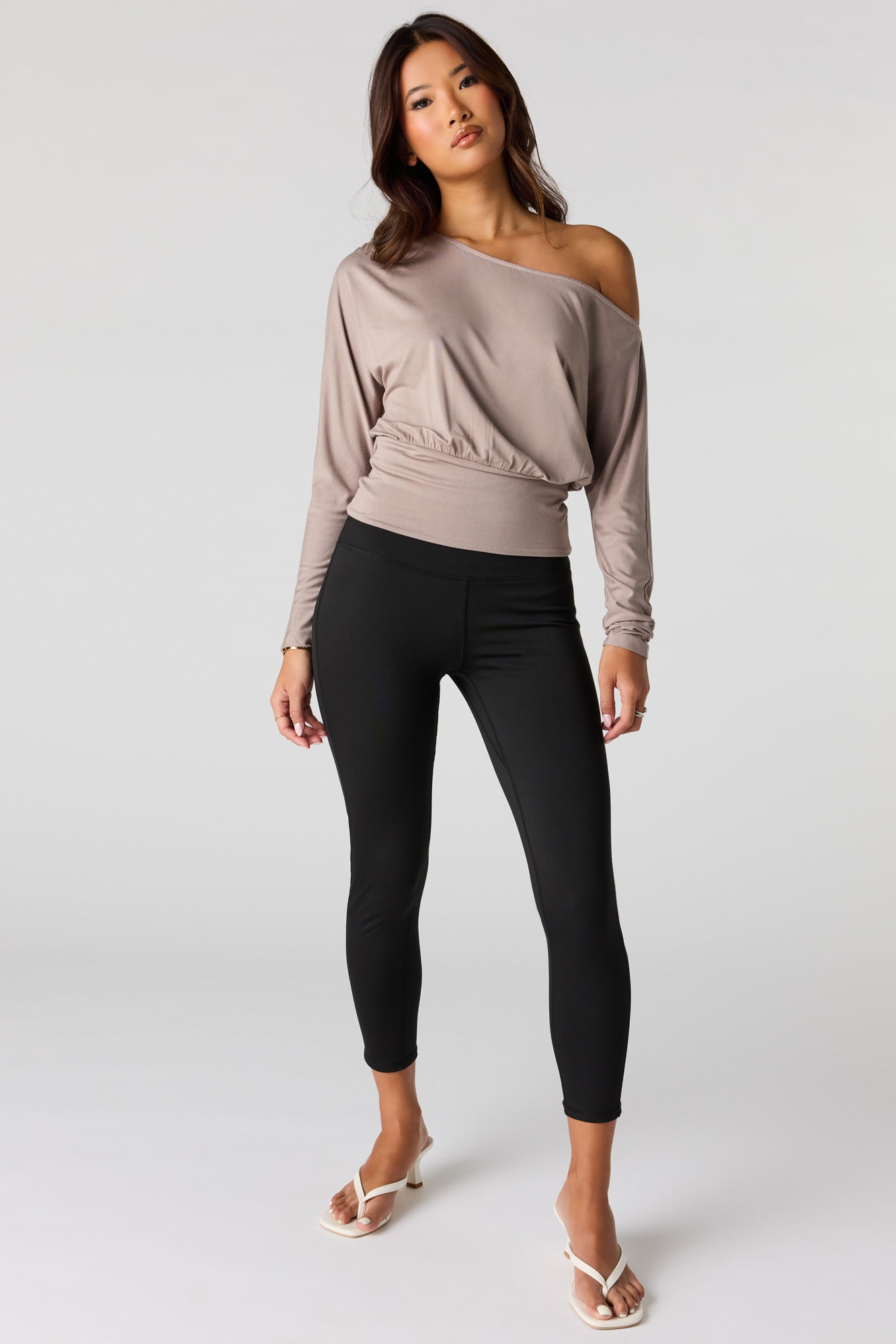Off Shoulder Long Sleeve Top